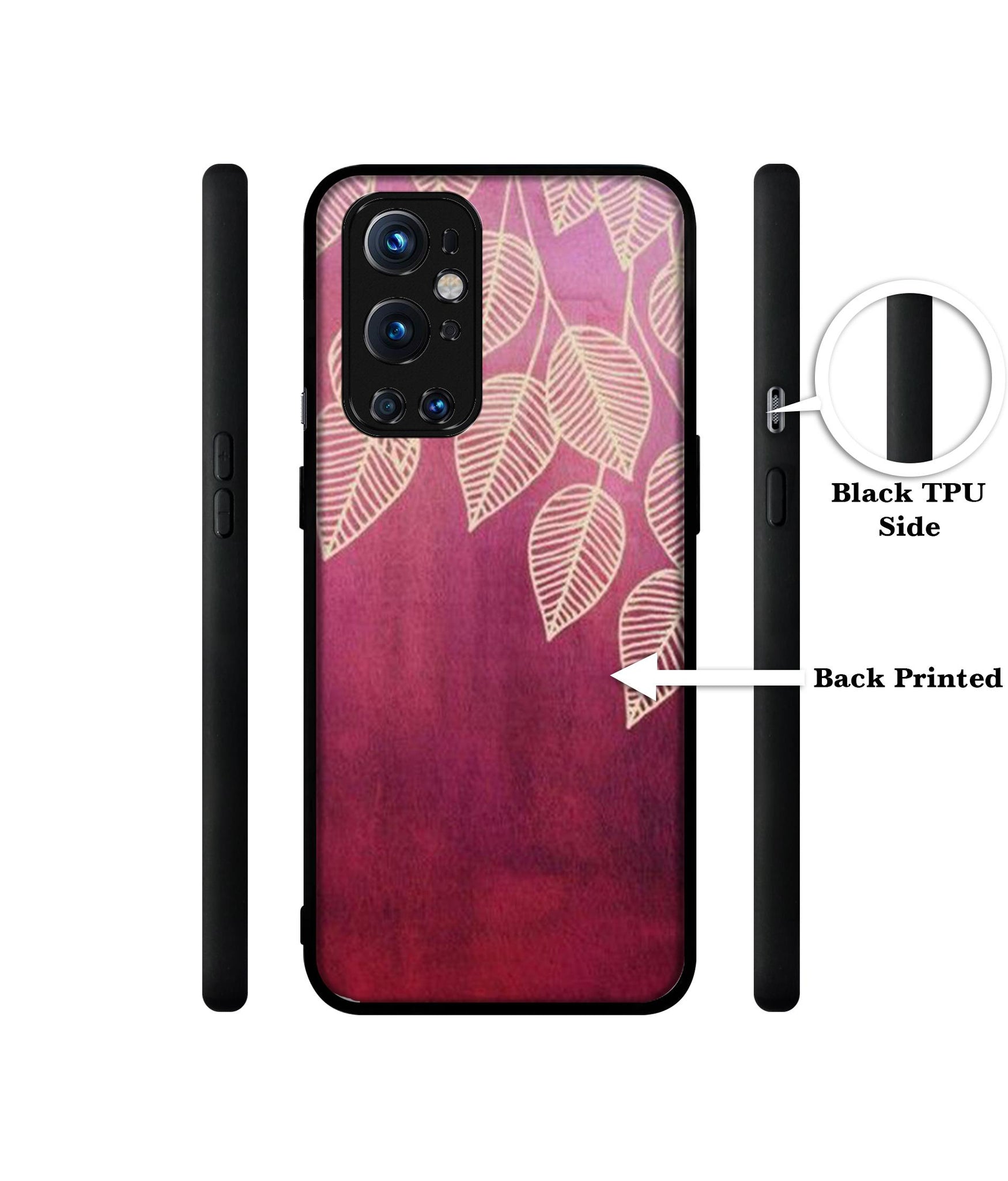 Leaf Pattern Design Designer 2D Printed Back Case Cover for OnePlus 9 Pro 5G