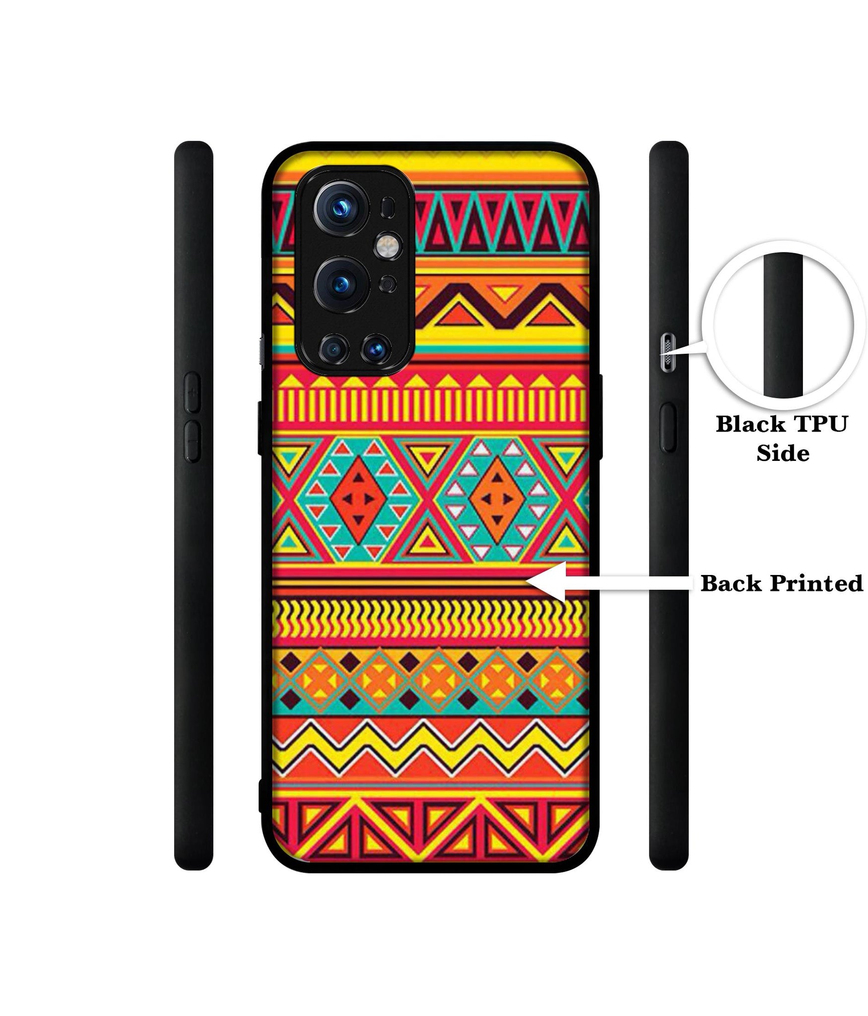 Artistic Rangoli Design Designer 2D Printed Back Case Cover for OnePlus 9 Pro 5G