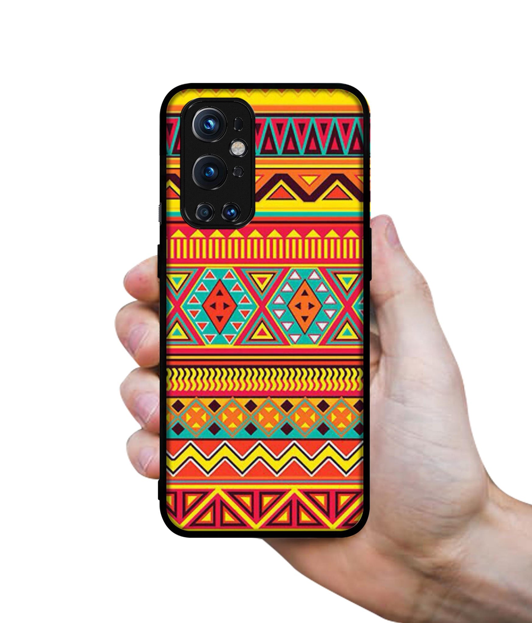 Artistic Rangoli Design Designer 2D Printed Back Case Cover for OnePlus 9 Pro 5G