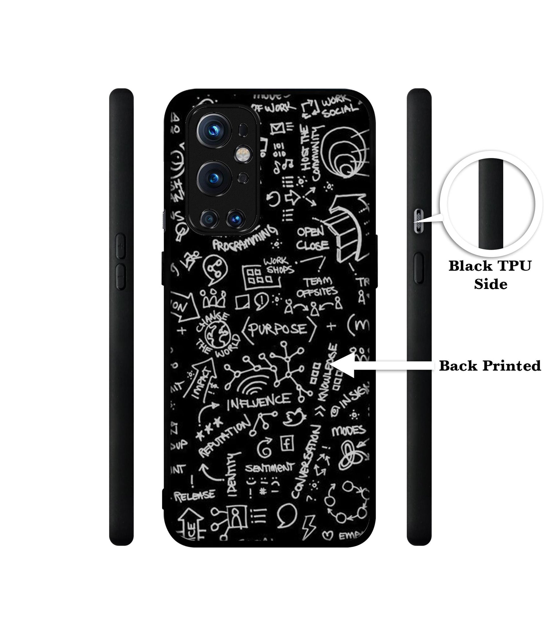 Formulas Design Designer 2D Printed Back Case Cover for OnePlus 9 Pro 5G