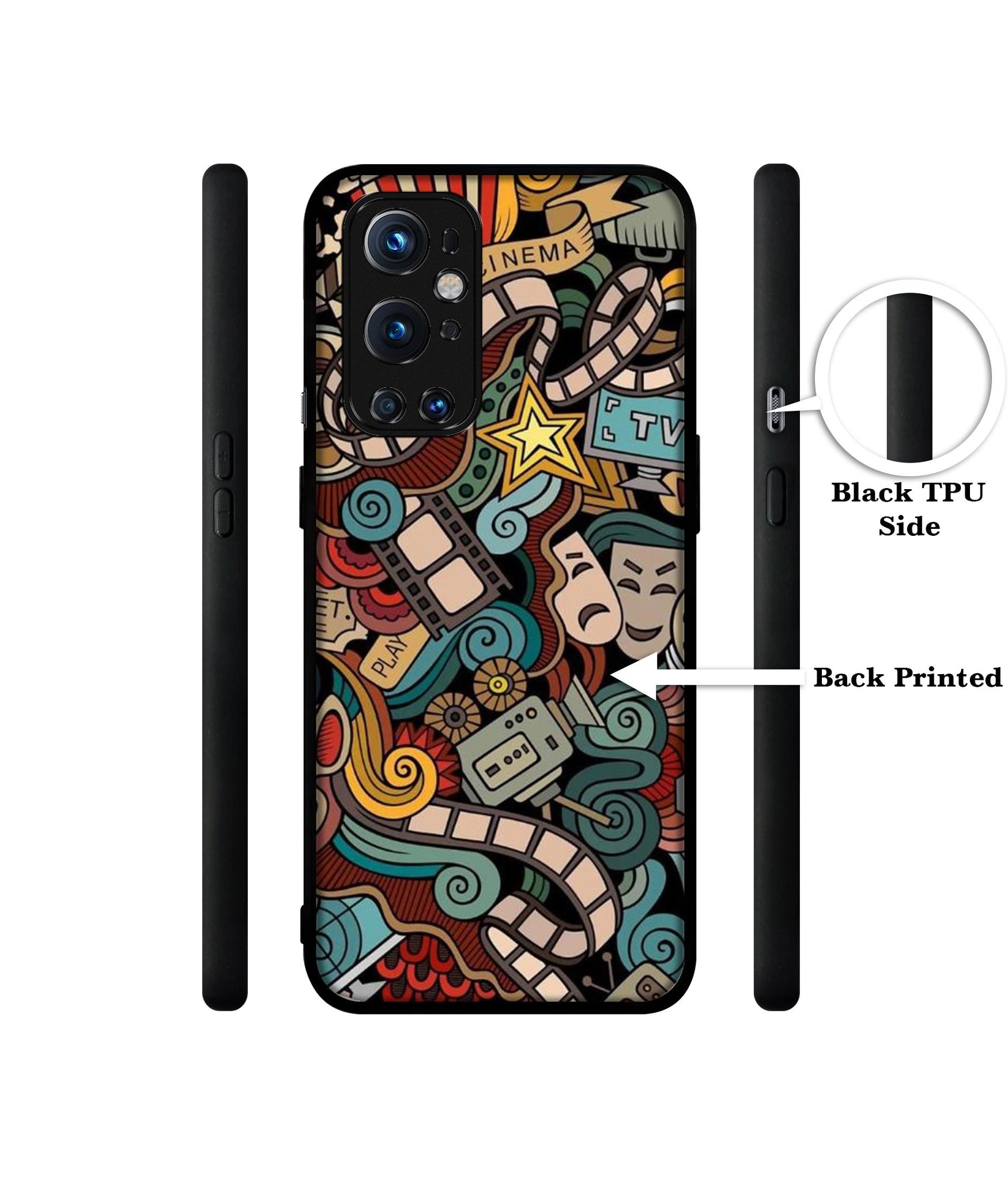 Movies Design Designer 2D Printed Back Case Cover for OnePlus 9 Pro 5G