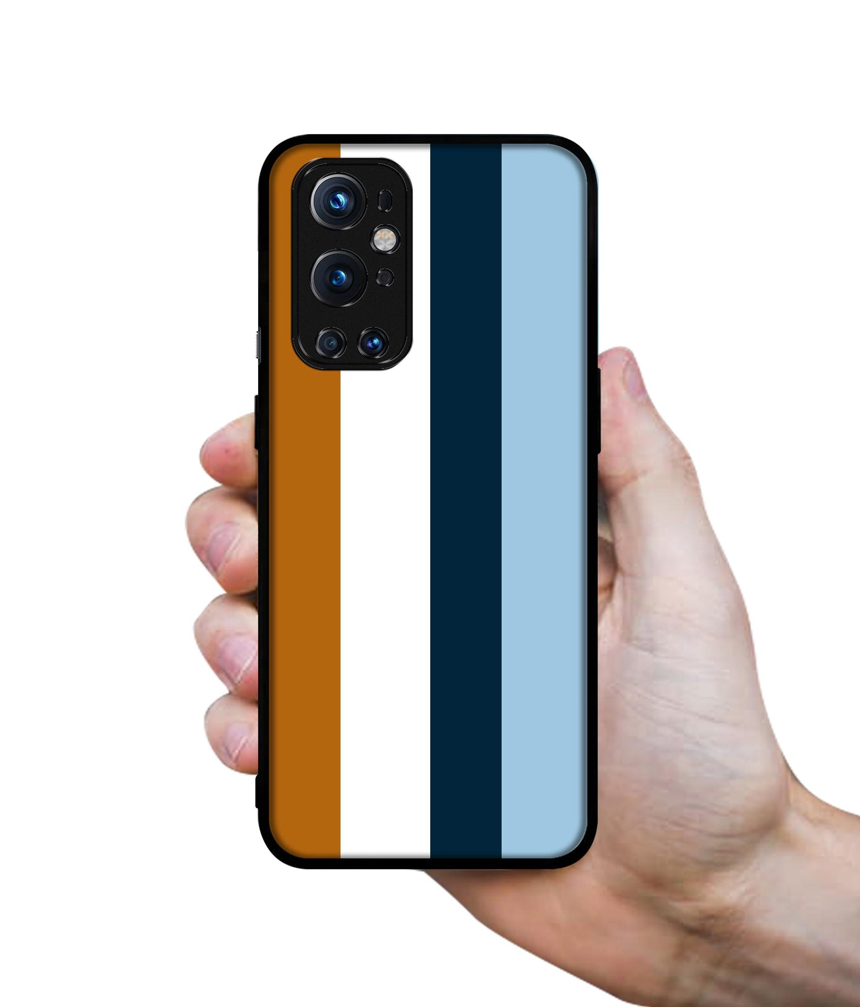 Color Stripes Design Designer 2D Printed Back Case Cover for OnePlus 9 Pro 5G