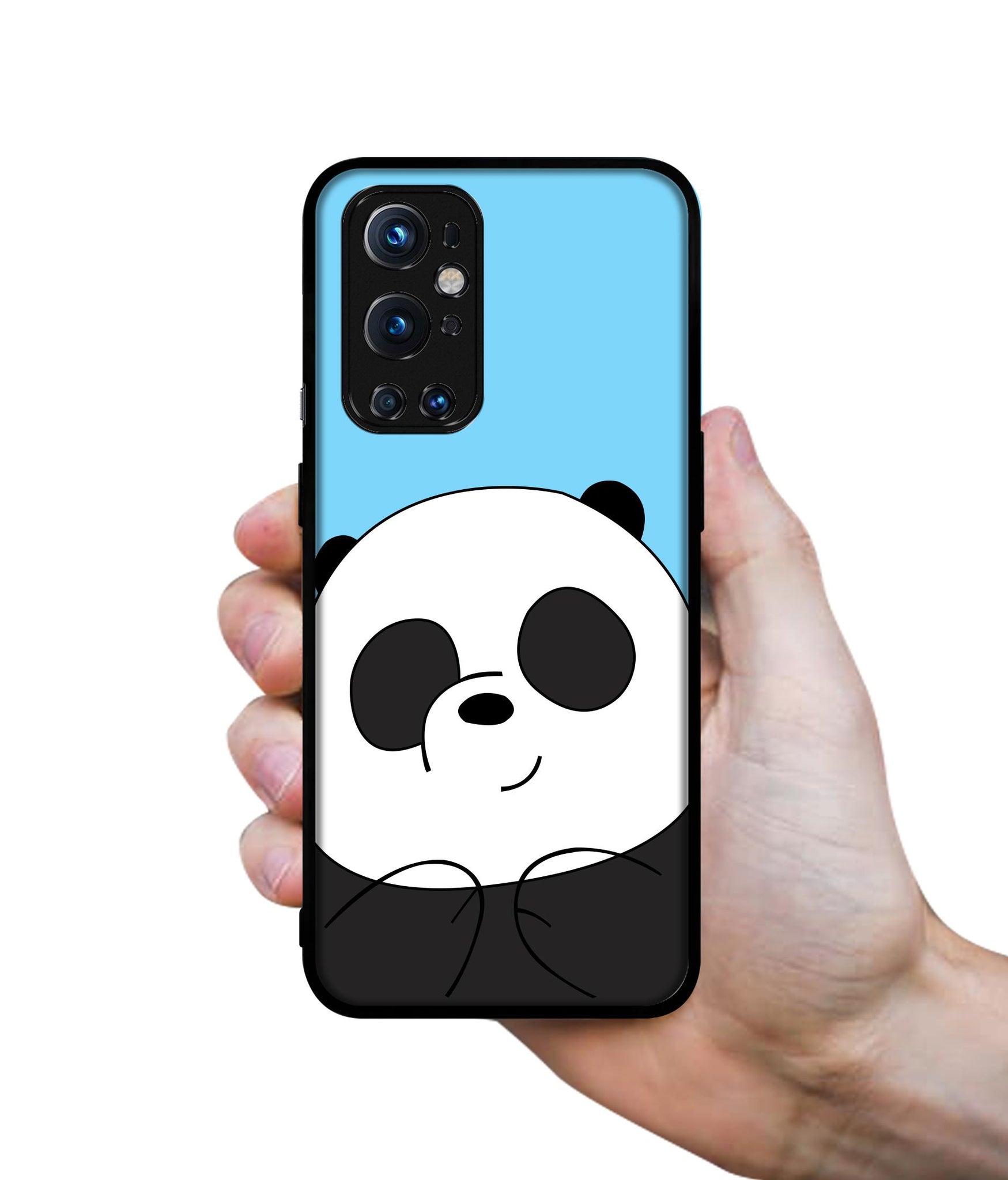 Cute Panda Design Designer 2D Printed Back Case Cover for OnePlus 9 Pro 5G