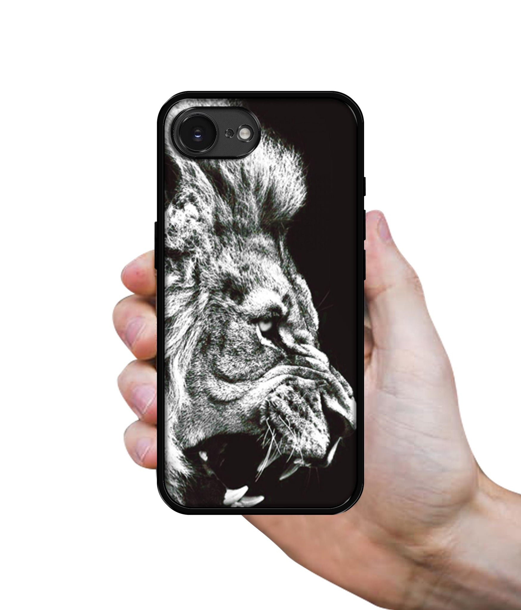 Angry Lion Designer 2D Printed Back Case Cover for Apple iPhone 16e