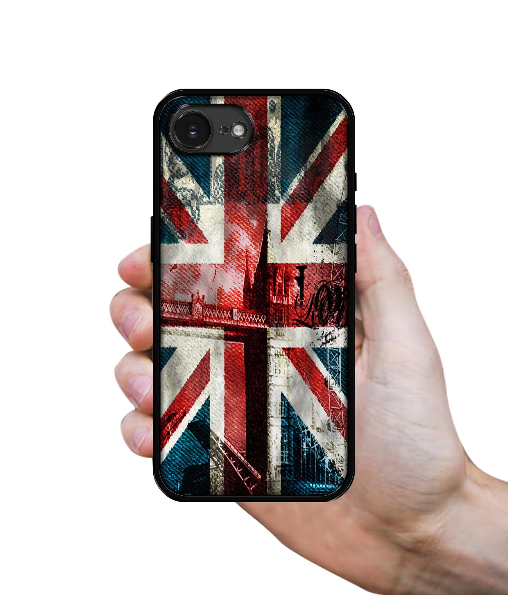 London Flag wallpaper Designer 2D Printed Back Case Cover for Apple iPhone 16e