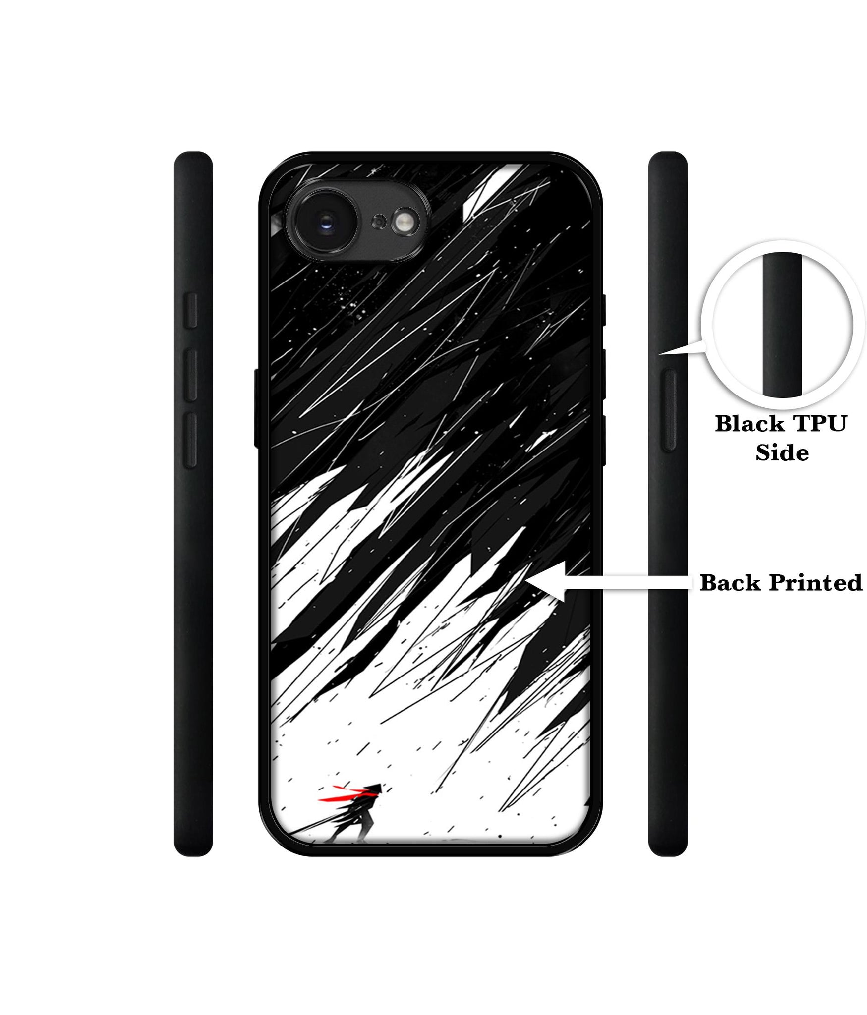 Geometric Strom Designer 2D Printed Back Case Cover for Apple iPhone 16e