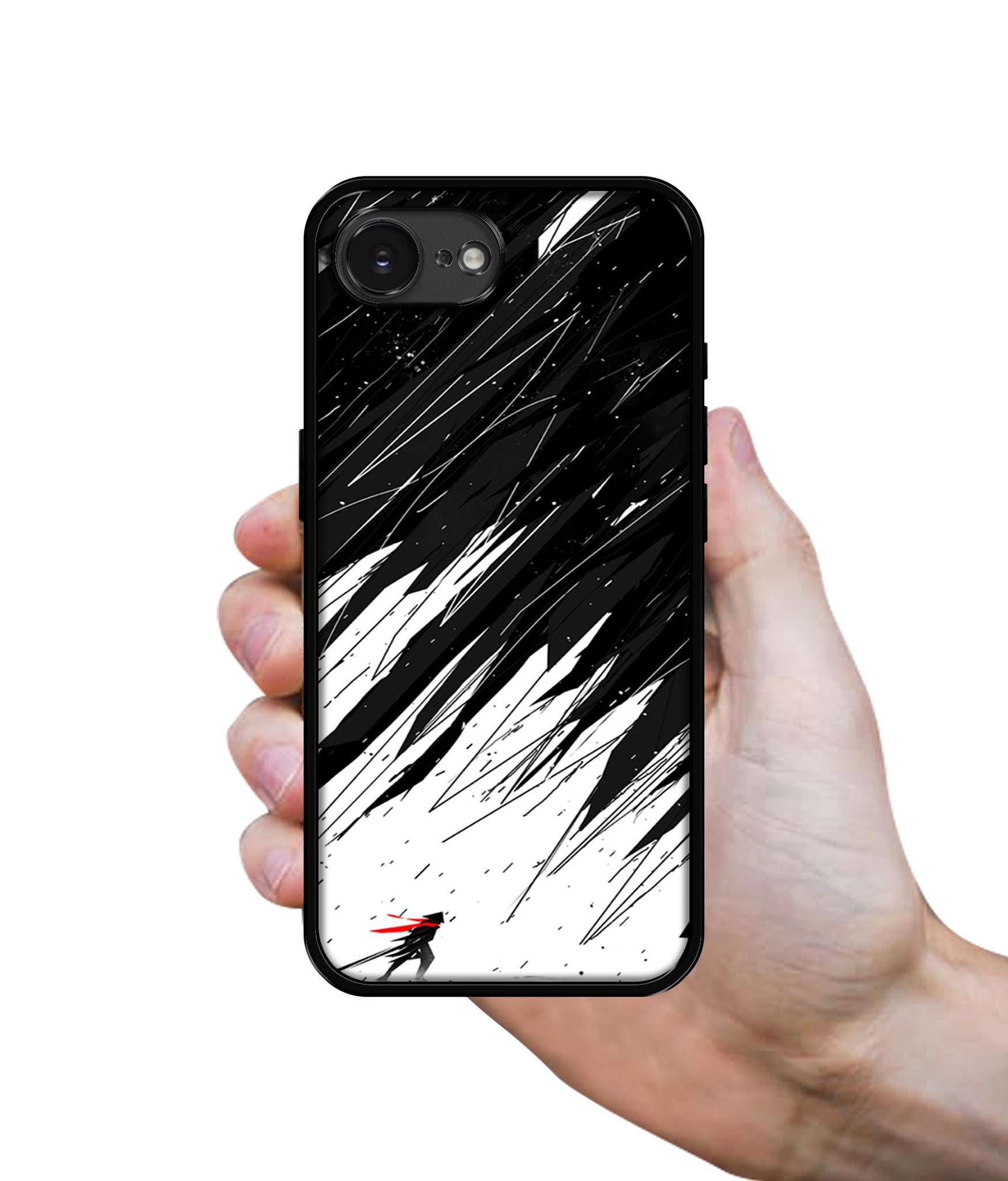 Geometric Strom Designer 2D Printed Back Case Cover for Apple iPhone 16e