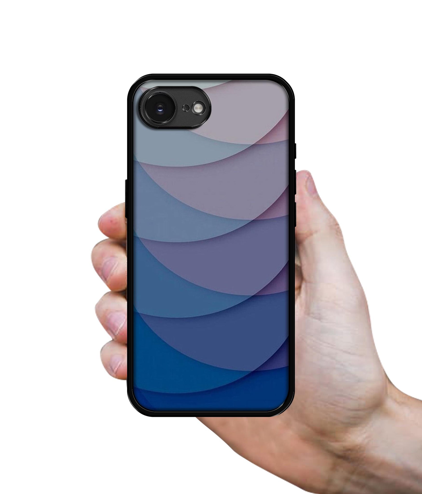Waves Pattern Print Designer 2D Printed Back Case Cover for Apple iPhone 16e