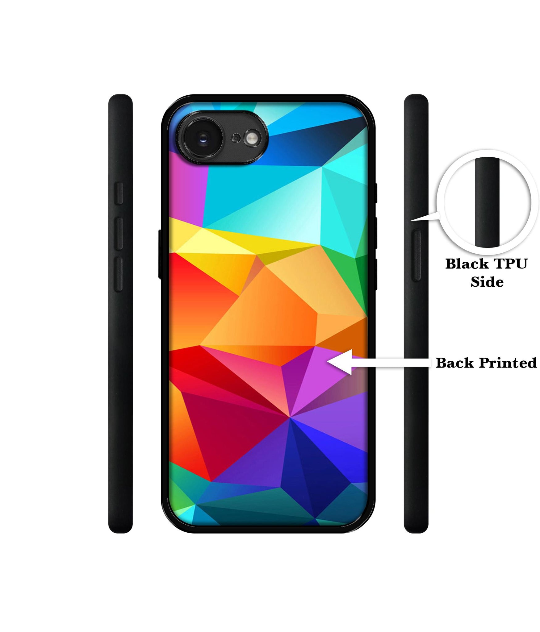 Colorful Pattern Designer 2D Printed Back Case Cover for Apple iPhone 16e
