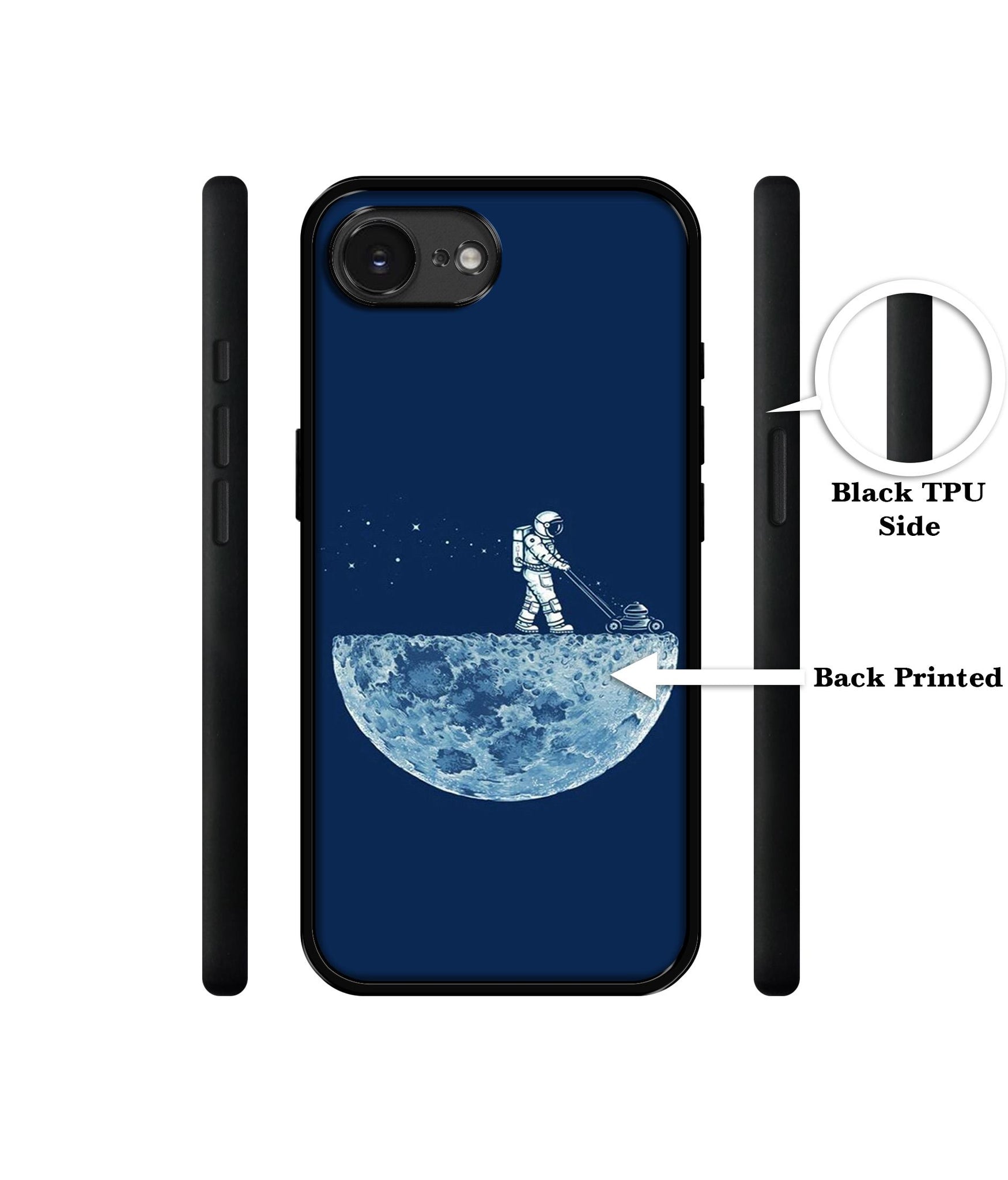 Moon Walk Designer 2D Printed Back Case Cover for Apple iPhone 16e