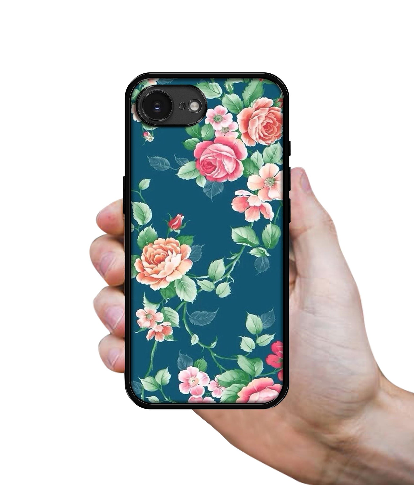 Vintage Floral Designer 2D Printed Back Case Cover for Apple iPhone 16e