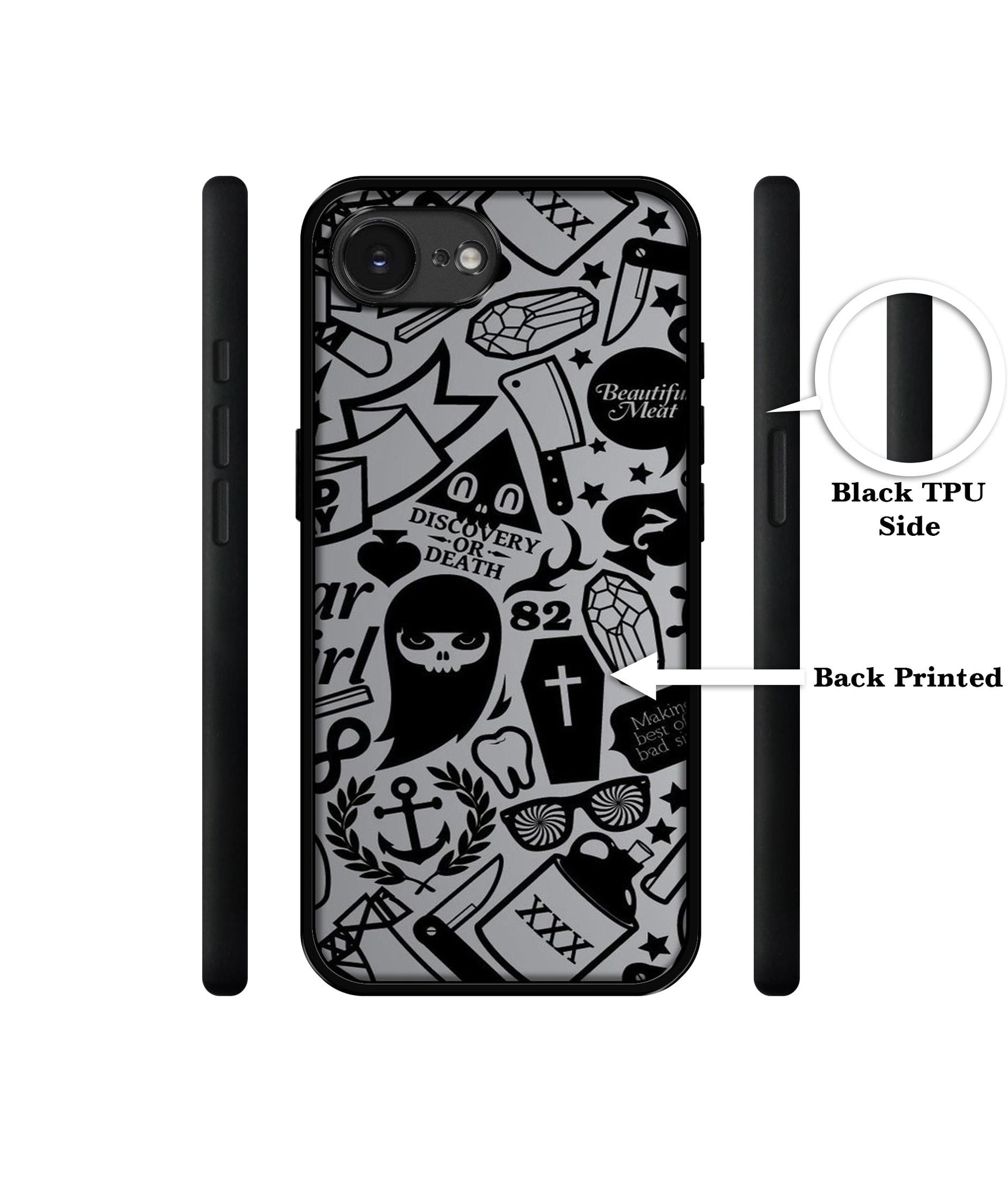 Discover Or Death Designer 2D Printed Back Case Cover for Apple iPhone 16e