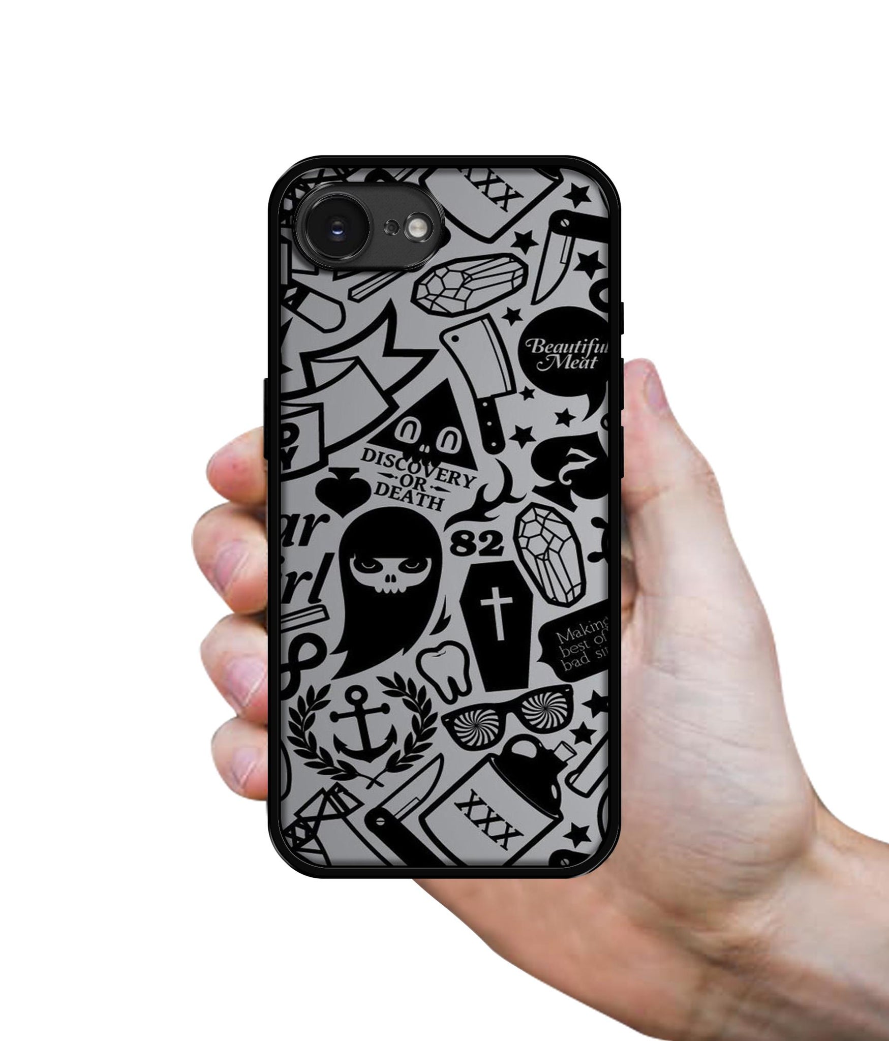 Discover Or Death Designer 2D Printed Back Case Cover for Apple iPhone 16e
