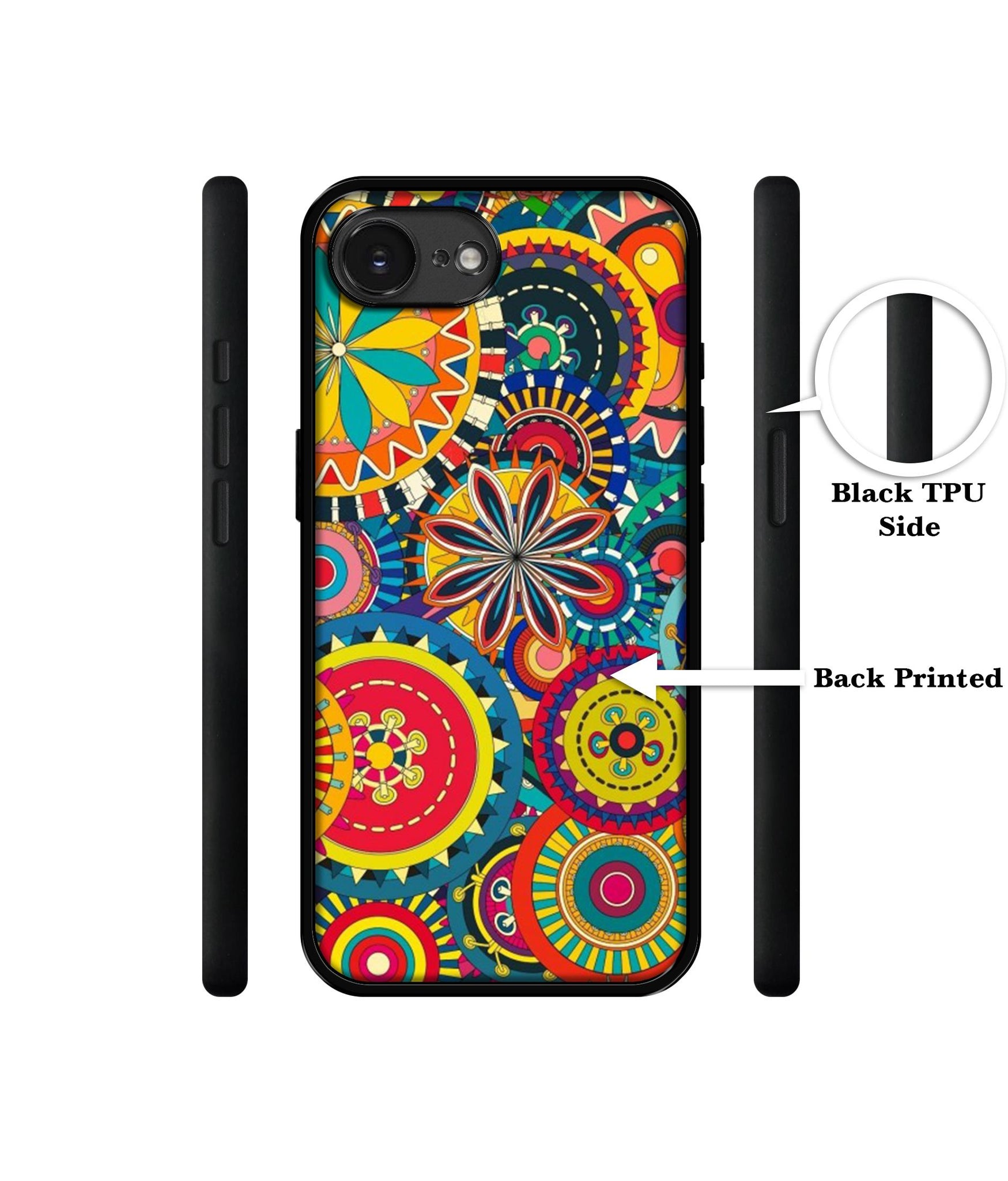Ring Pattern Print Designer 2D Printed Back Case Cover for Apple iPhone 16e