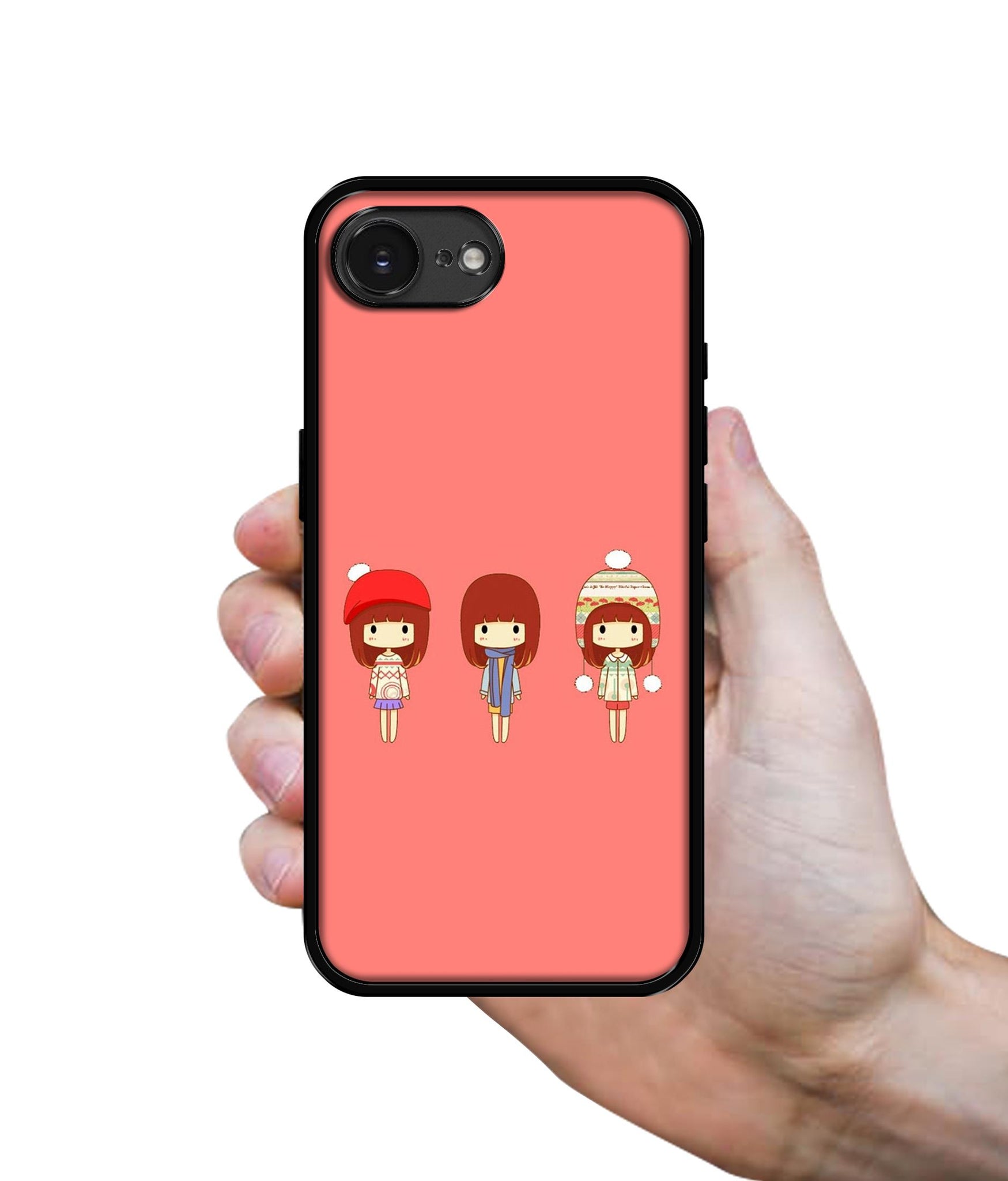 Cute Girls Designer 2D Printed Back Case Cover for Apple iPhone 16e