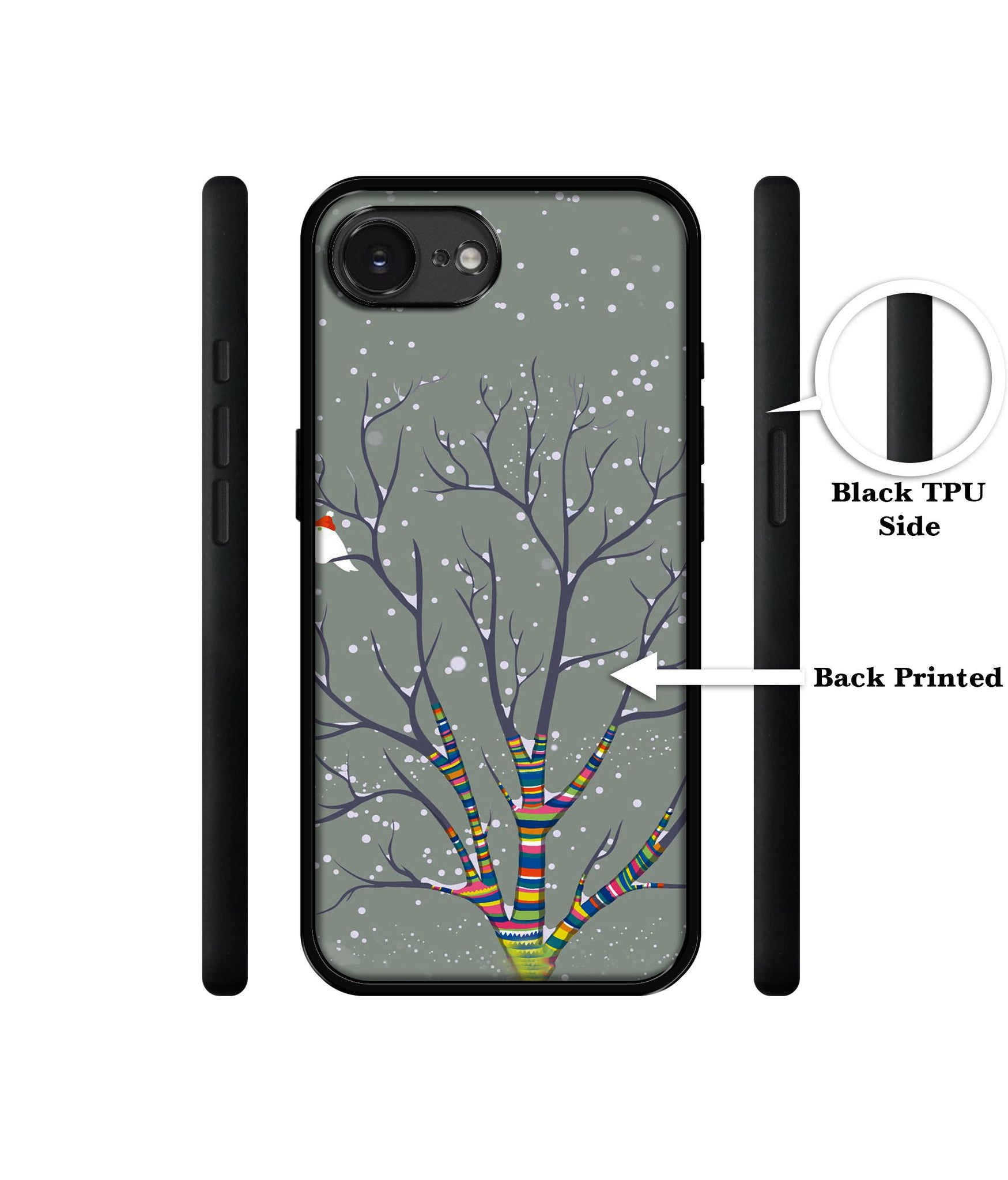 Winter Pattern Print Designer 2D Printed Back Case Cover for Apple iPhone 16e