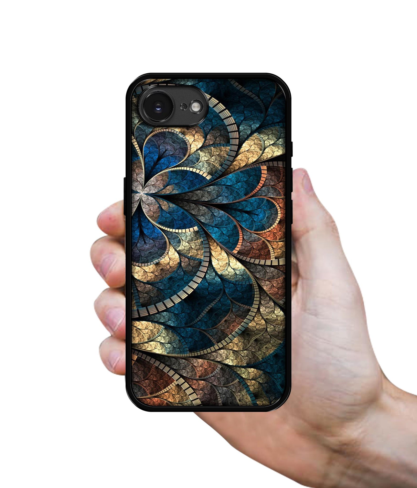 Fractional Pattern Designer 2D Printed Back Case Cover for Apple iPhone 16e