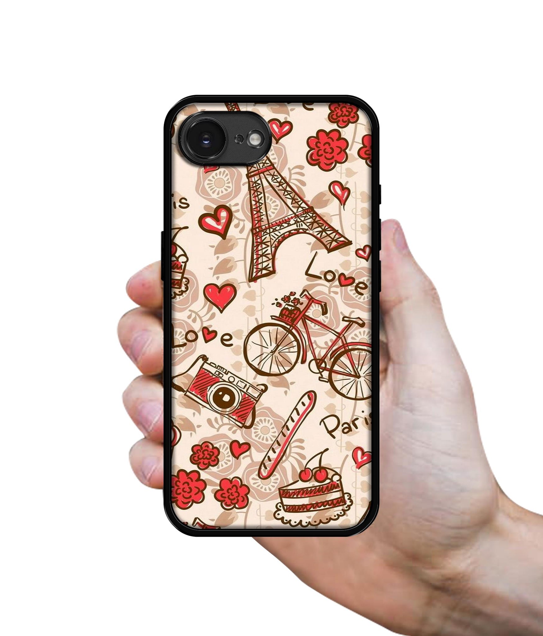 Vintage Paris Designer 2D Printed Back Case Cover for Apple iPhone 16e