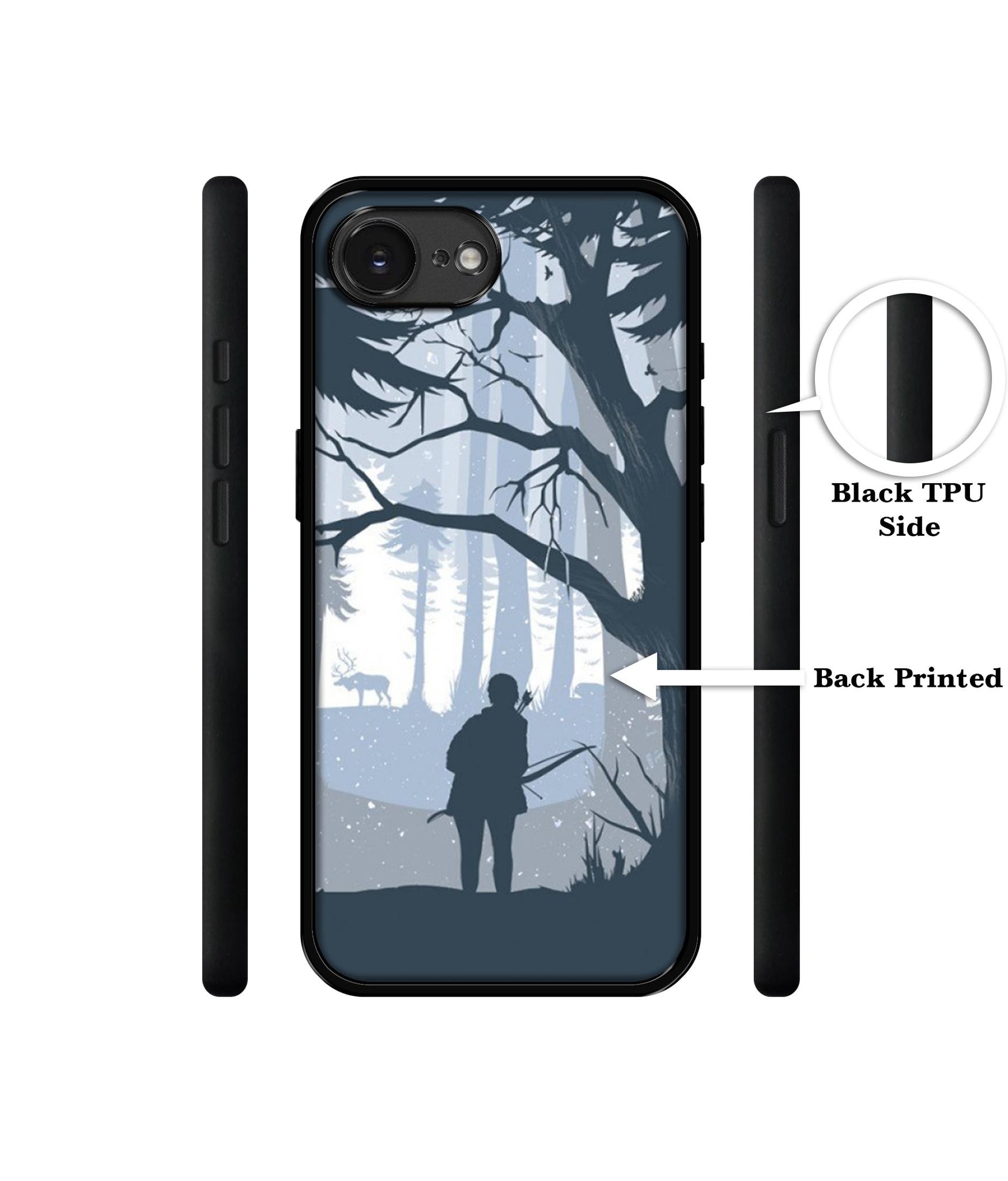 Hunter Designer 2D Printed Back Case Cover for Apple iPhone 16e