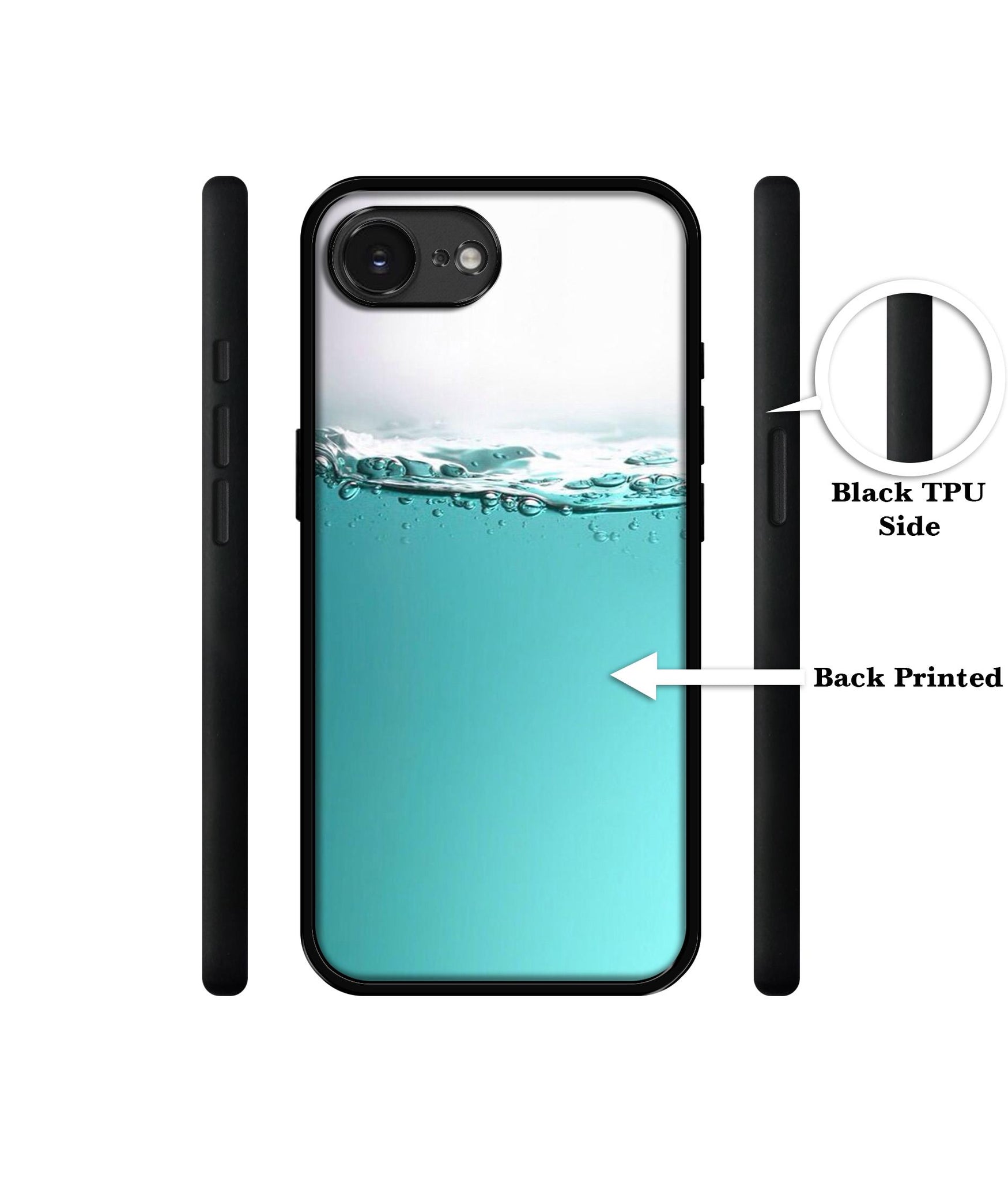 Half Fill Designer 2D Printed Back Case Cover for Apple iPhone 16e