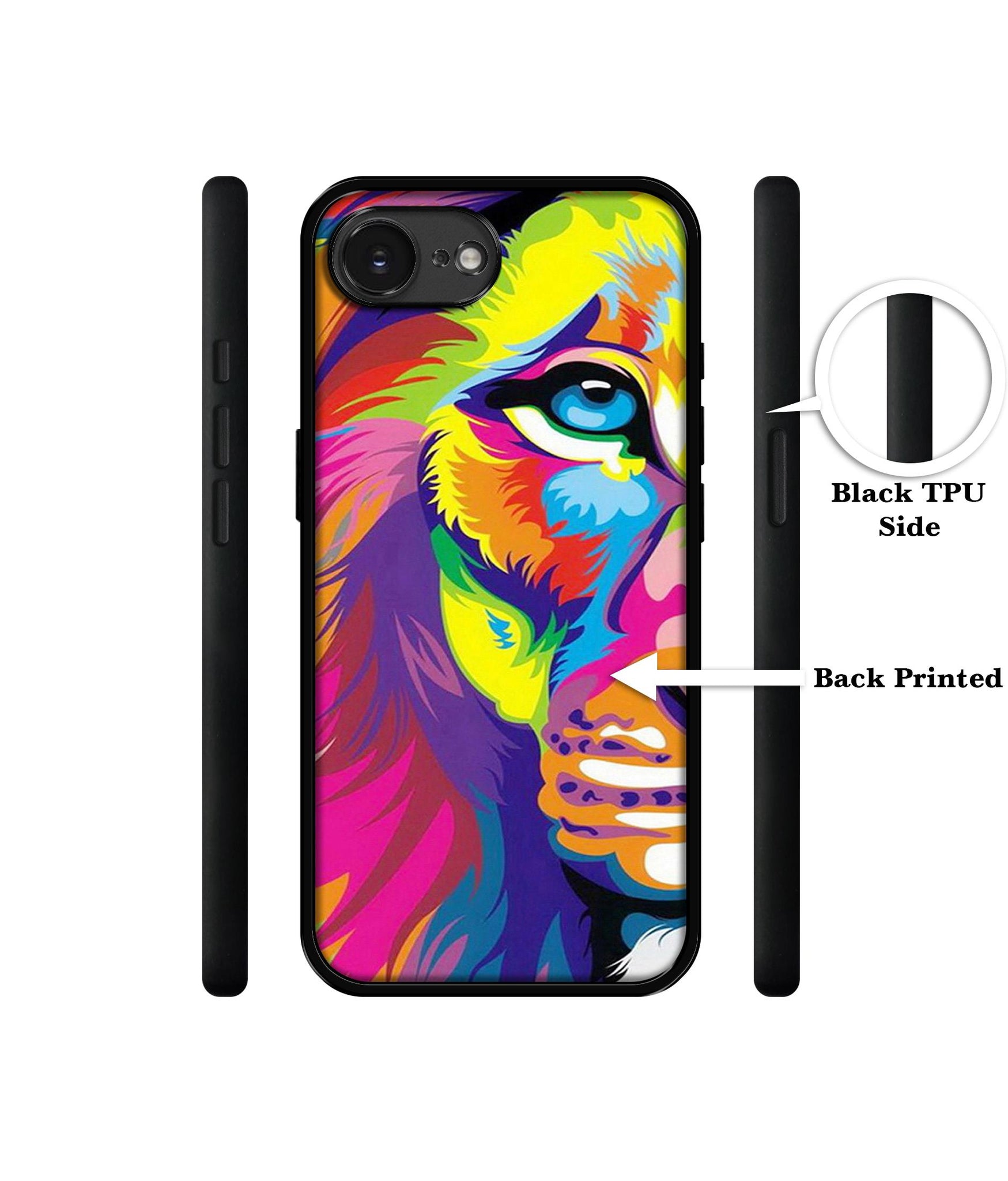 Lion Designer 2D Printed Back Case Cover for Apple iPhone 16e