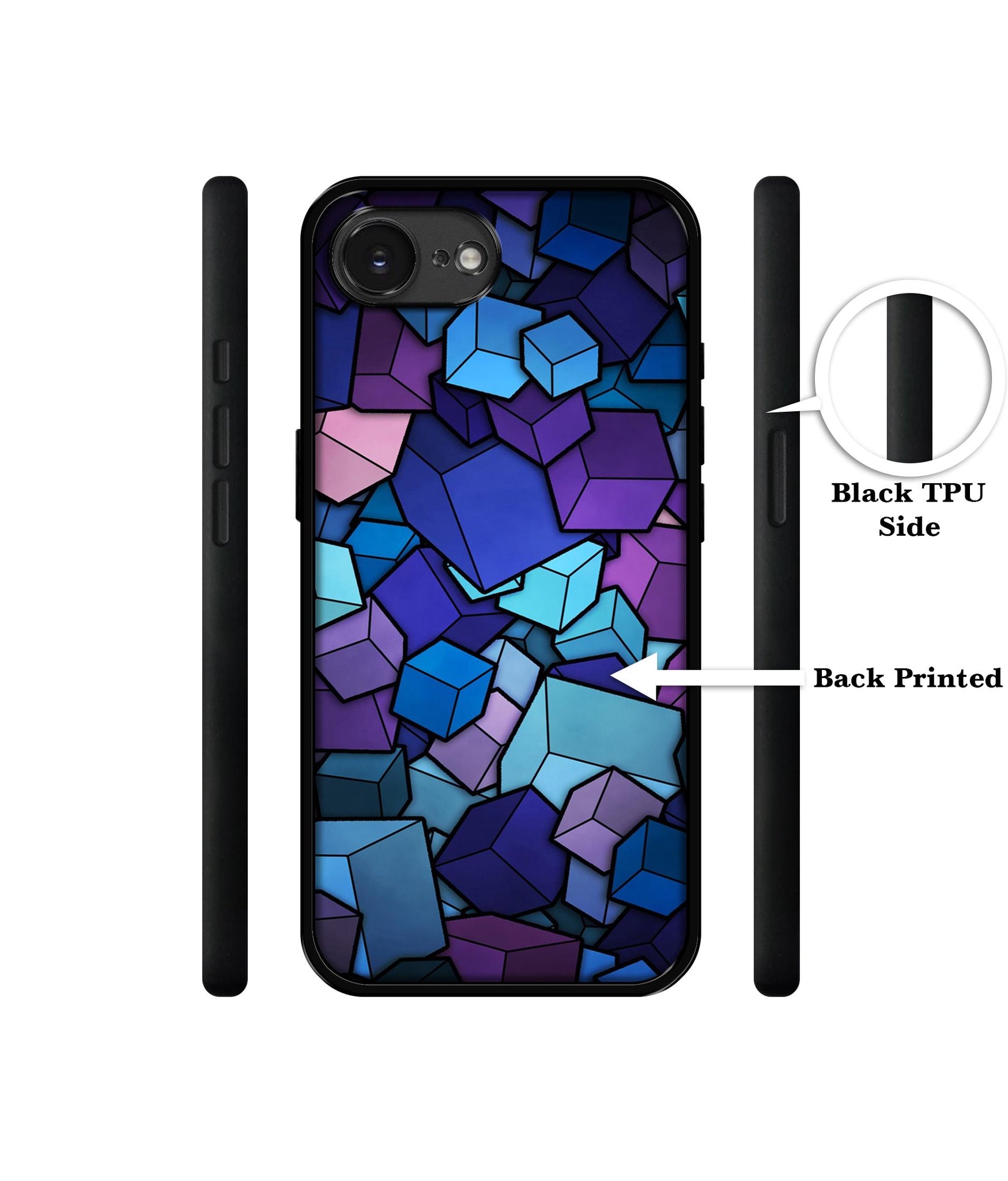 Color Box Designer 2D Printed Back Case Cover for Apple iPhone 16e