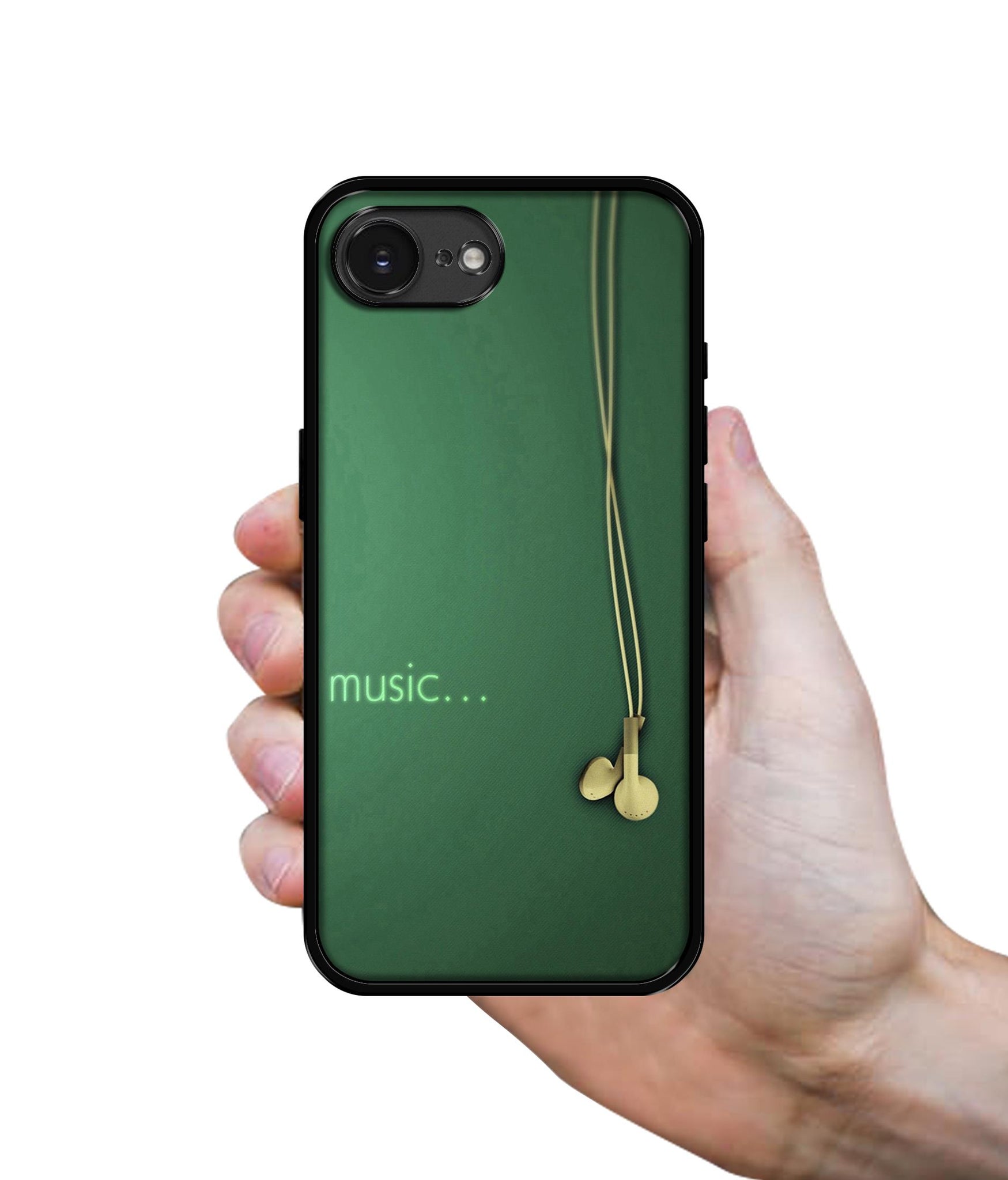 Headphone Music Designer 2D Printed Back Case Cover for Apple iPhone 16e