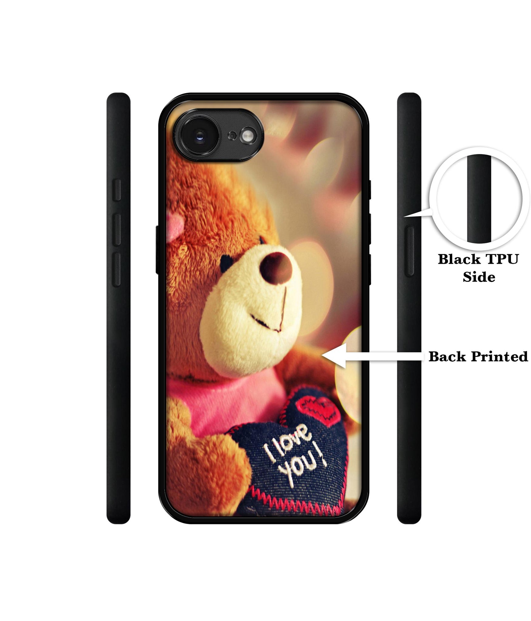 Teddy Bear Designer 2D Printed Back Case Cover for Apple iPhone 16e