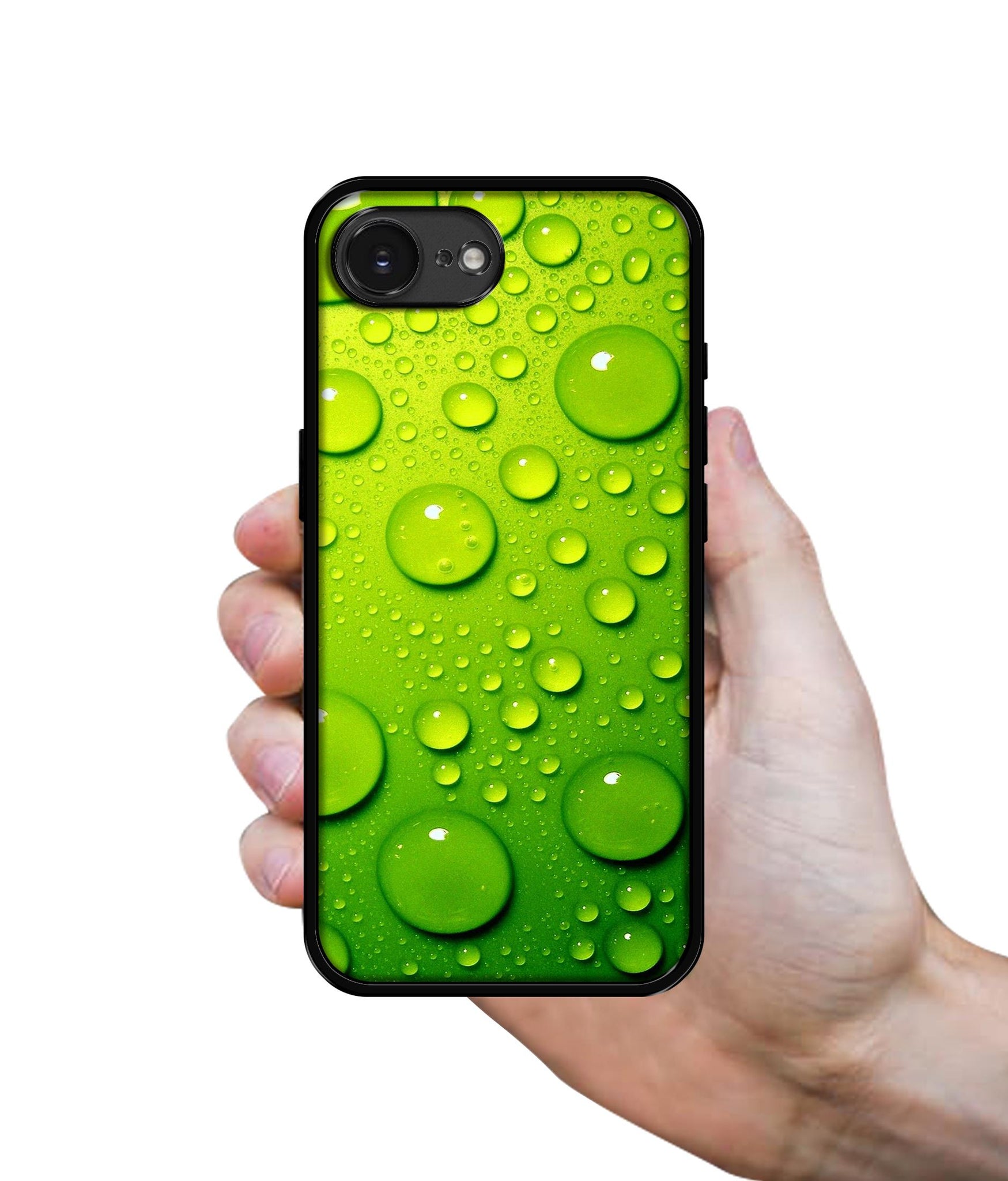 Green Bubbles Designer 2D Printed Back Case Cover for Apple iPhone 16e