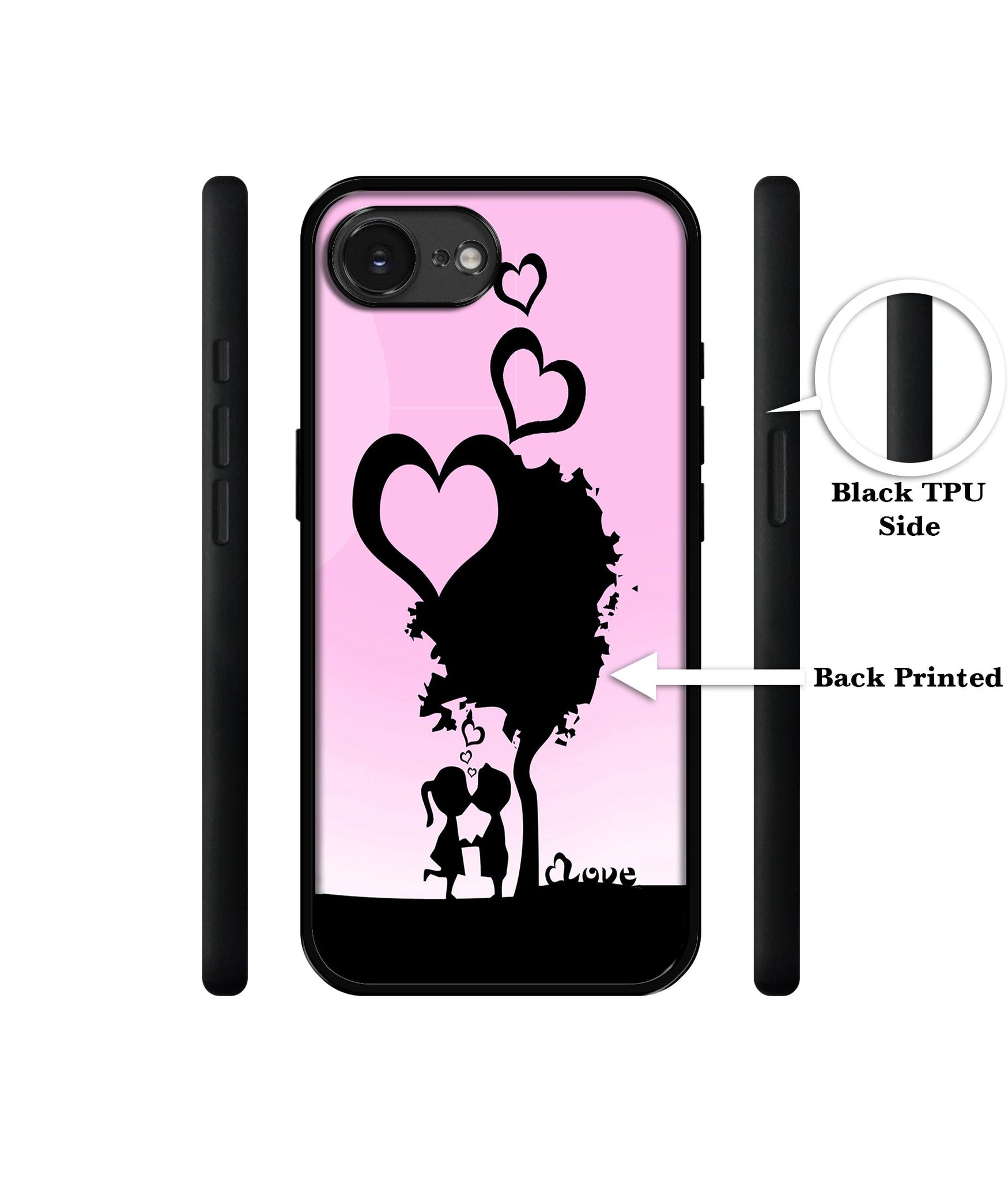 Sweet Love Designer 2D Printed Back Case Cover for Apple iPhone 16e