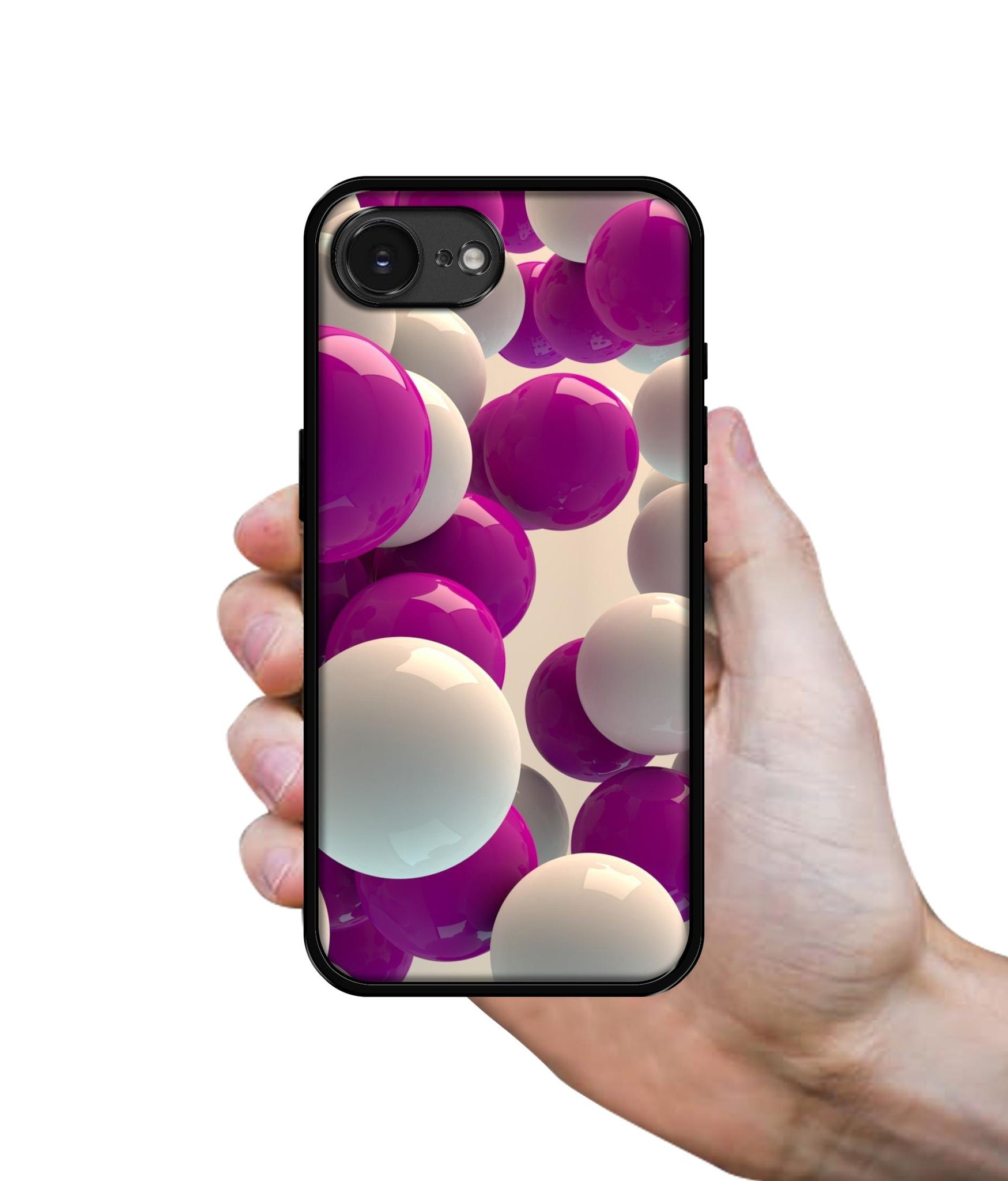 3D Balloons Designer 2D Printed Back Case Cover for Apple iPhone 16e