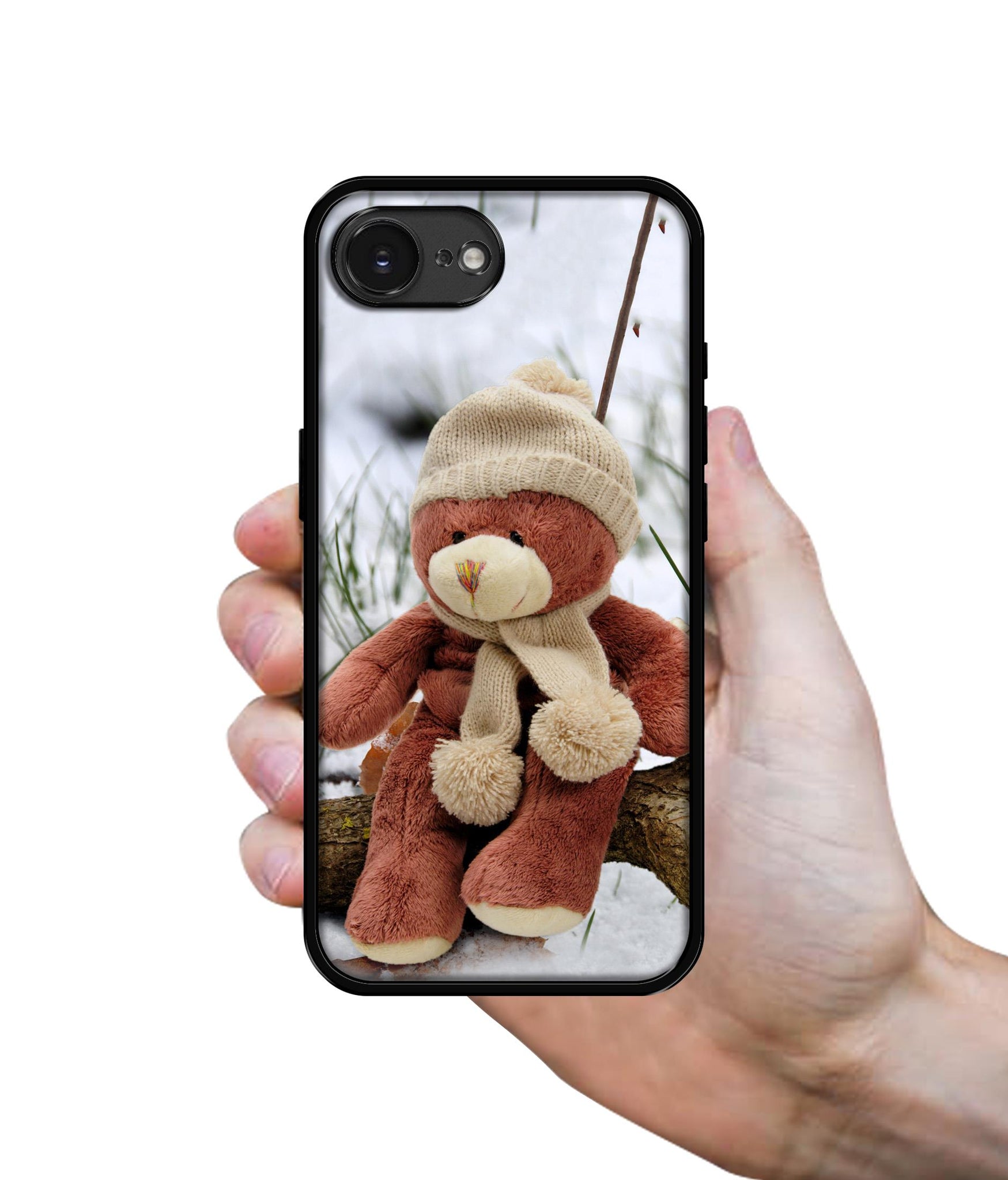 Woolen Bear Designer 2D Printed Back Case Cover for Apple iPhone 16e