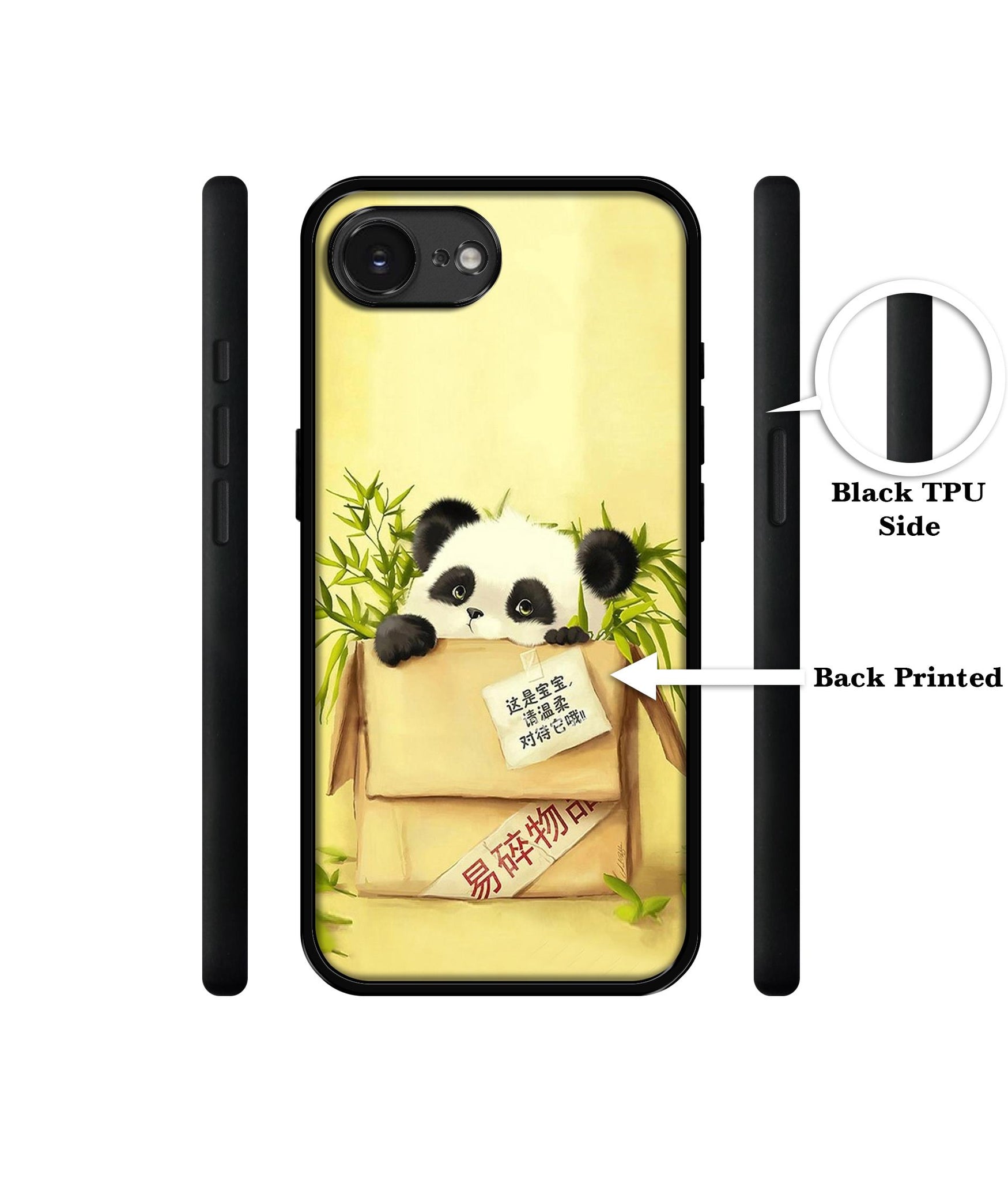 Panda In Box Designer 2D Printed Back Case Cover for Apple iPhone 16e