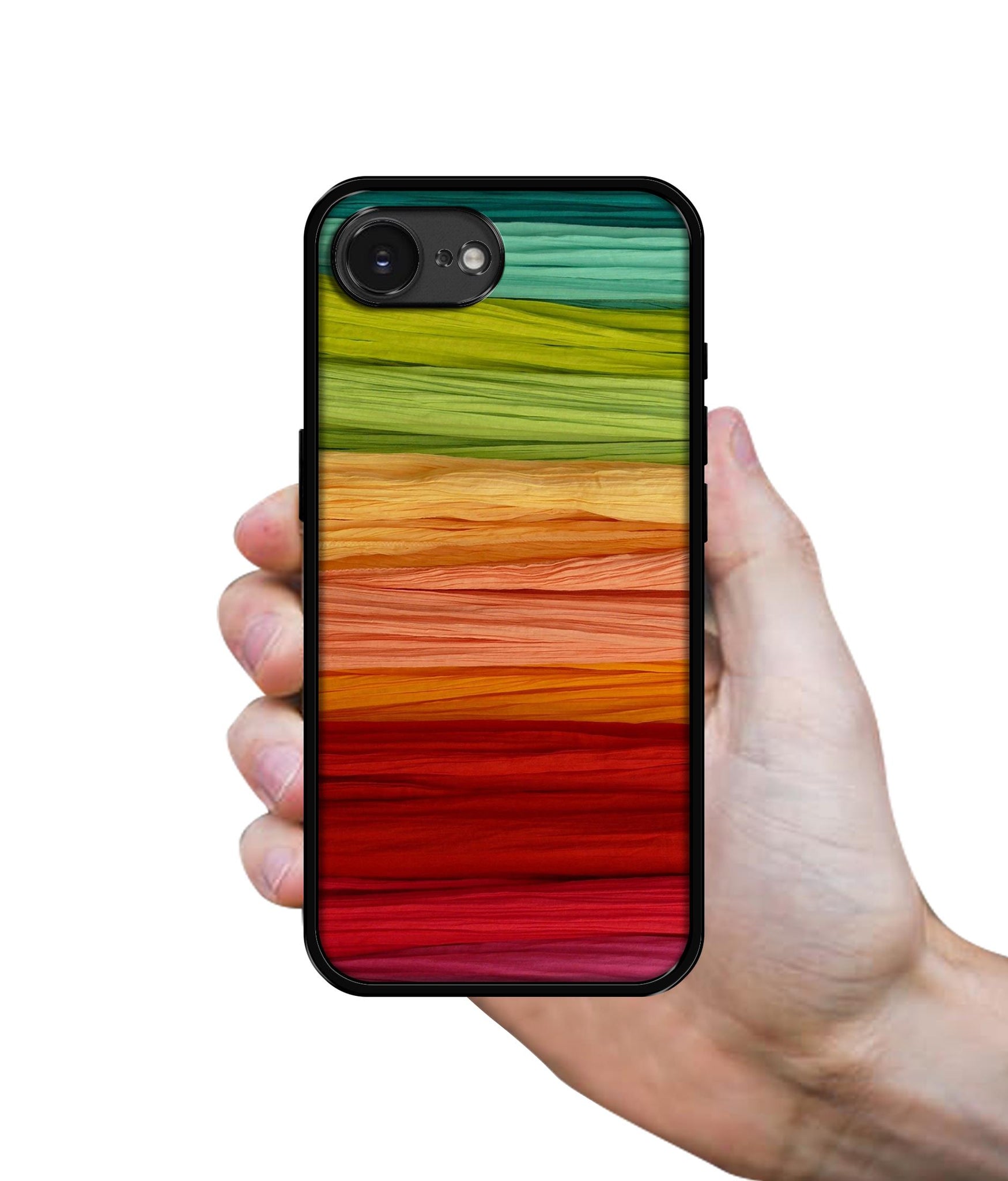 Colorful Thread Designer 2D Printed Back Case Cover for Apple iPhone 16e