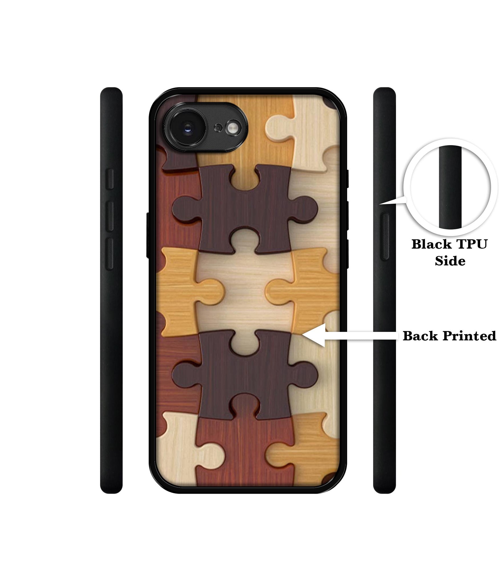 Puzzle Pattern Designer 2D Printed Back Case Cover for Apple iPhone 16e