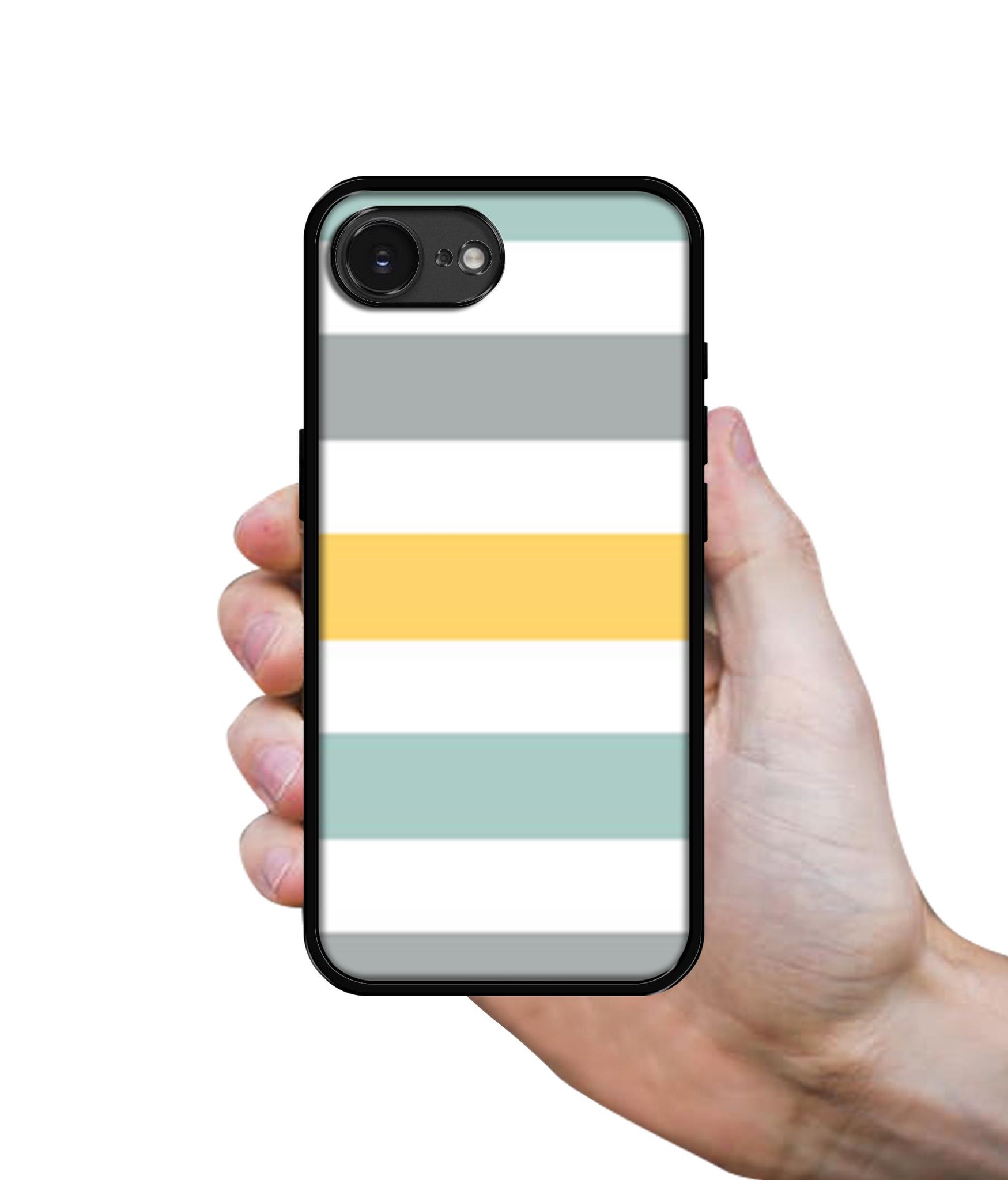 Line Texture Designer 2D Printed Back Case Cover for Apple iPhone 16e