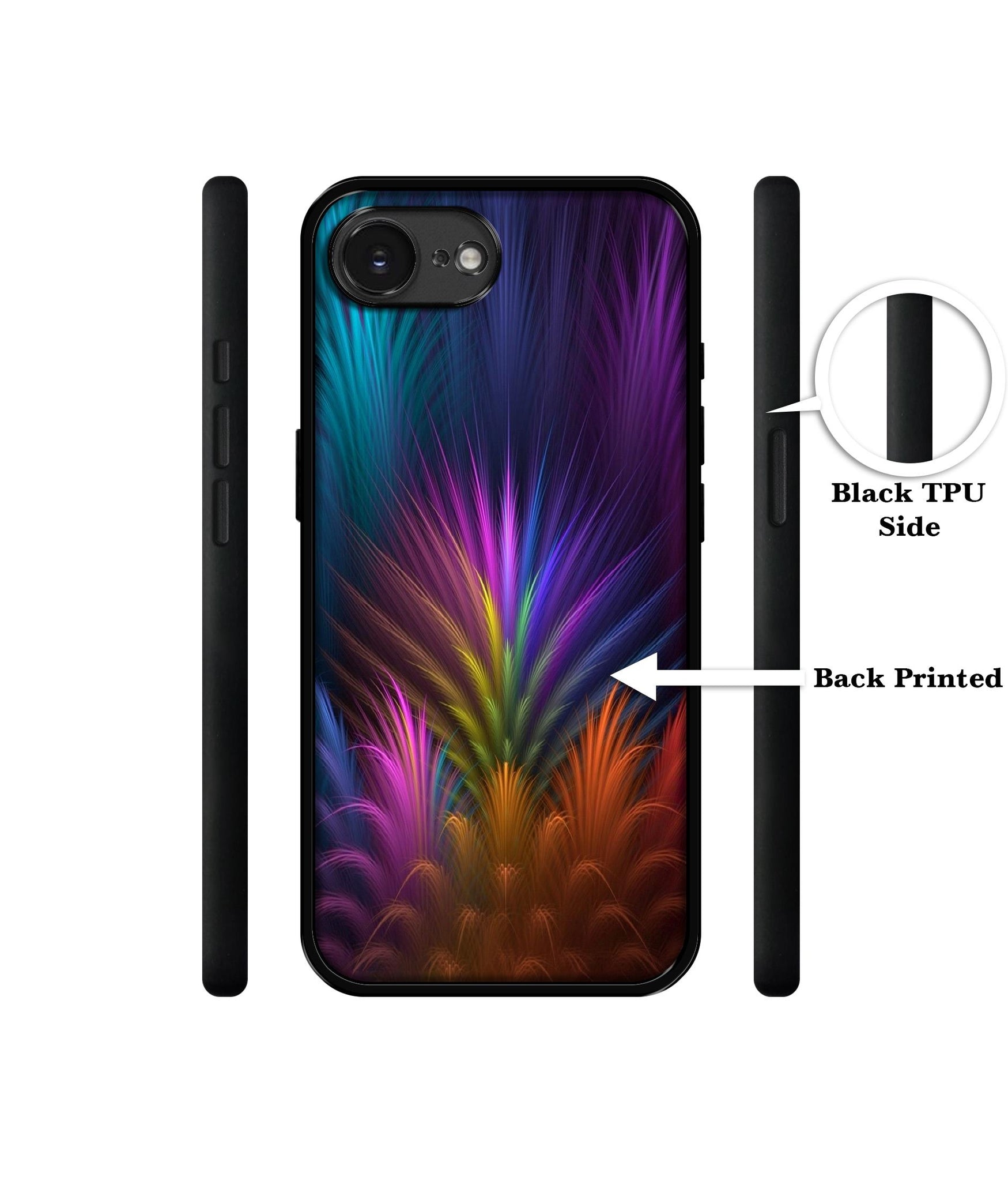 Multicoloured Designer 2D Printed Back Case Cover for Apple iPhone 16e