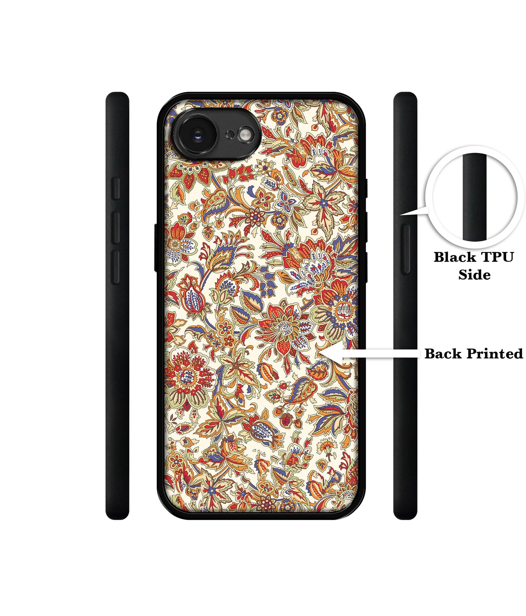 Floral Designer 2D Printed Back Case Cover for Apple iPhone 16e