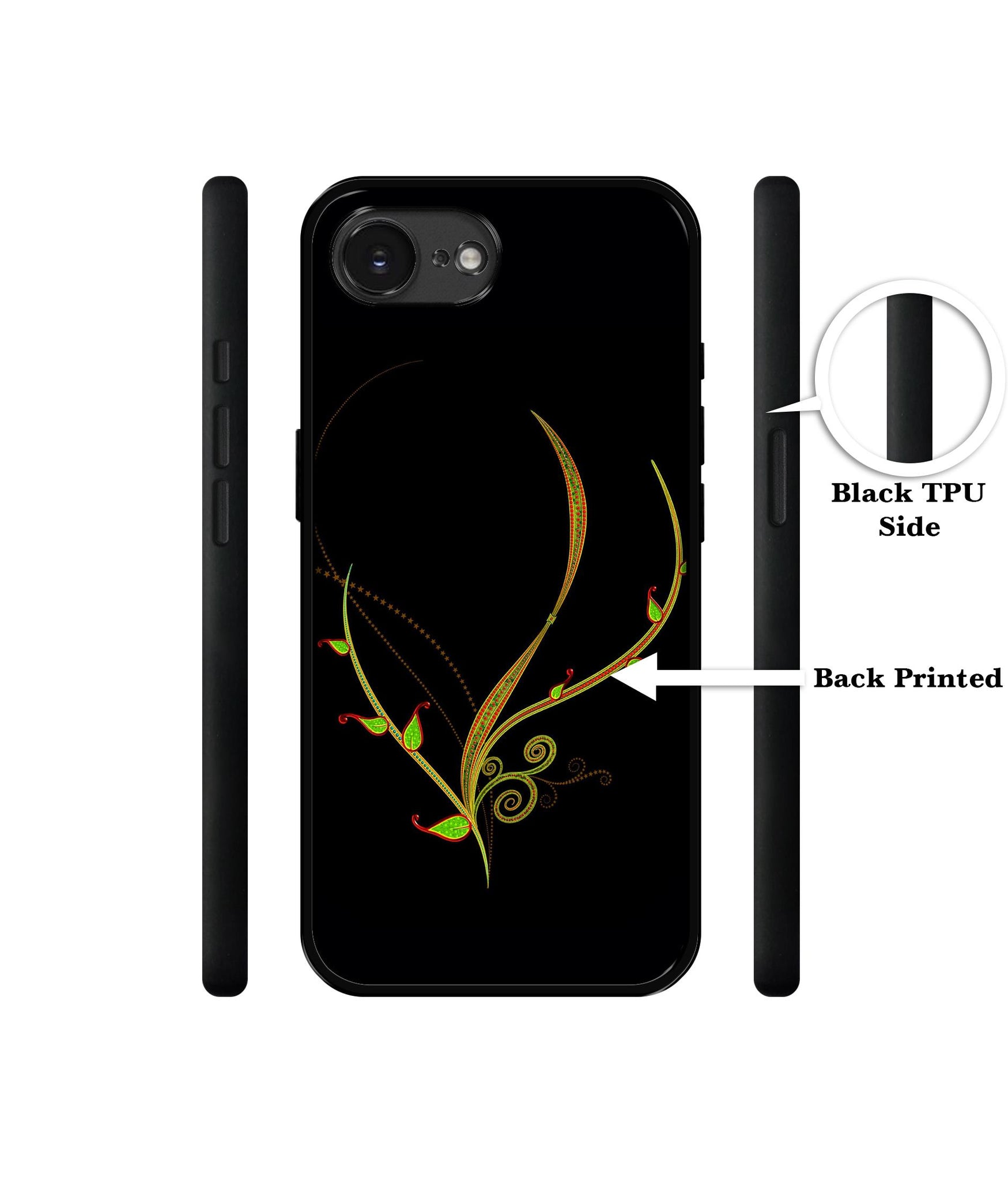 Yellow Pattern Designer 2D Printed Back Case Cover for Apple iPhone 16e