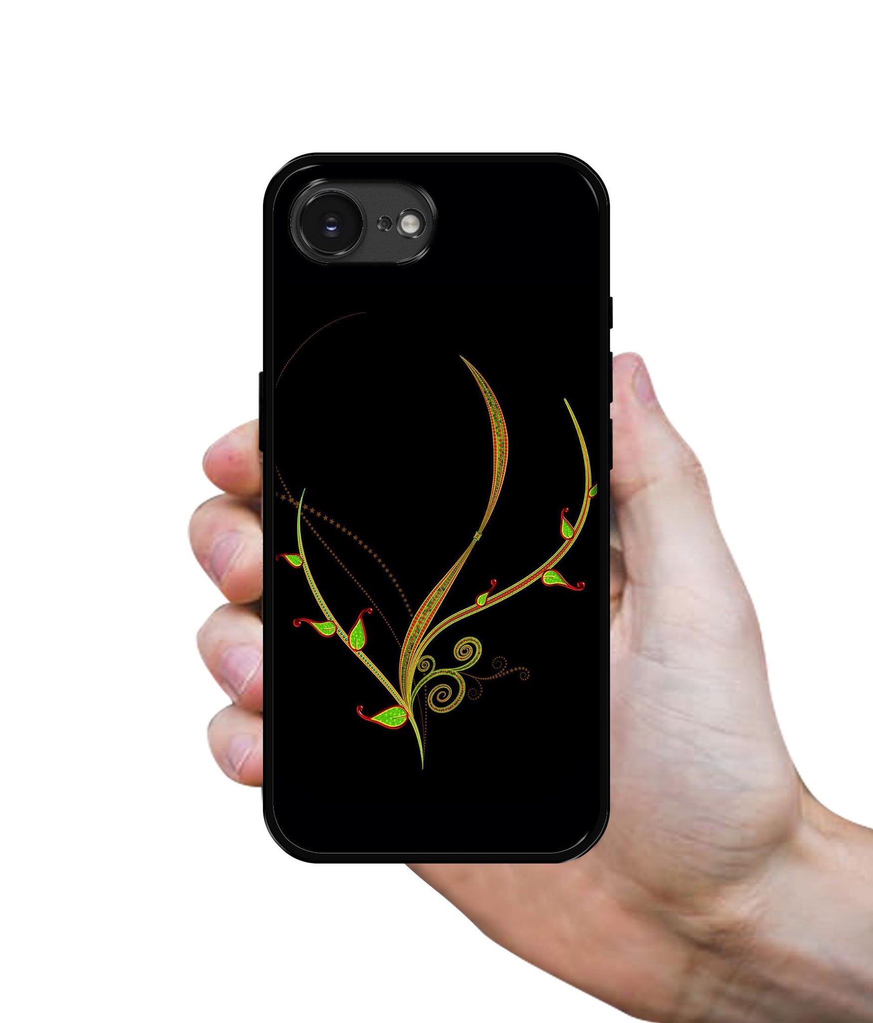 Yellow Pattern Designer 2D Printed Back Case Cover for Apple iPhone 16e