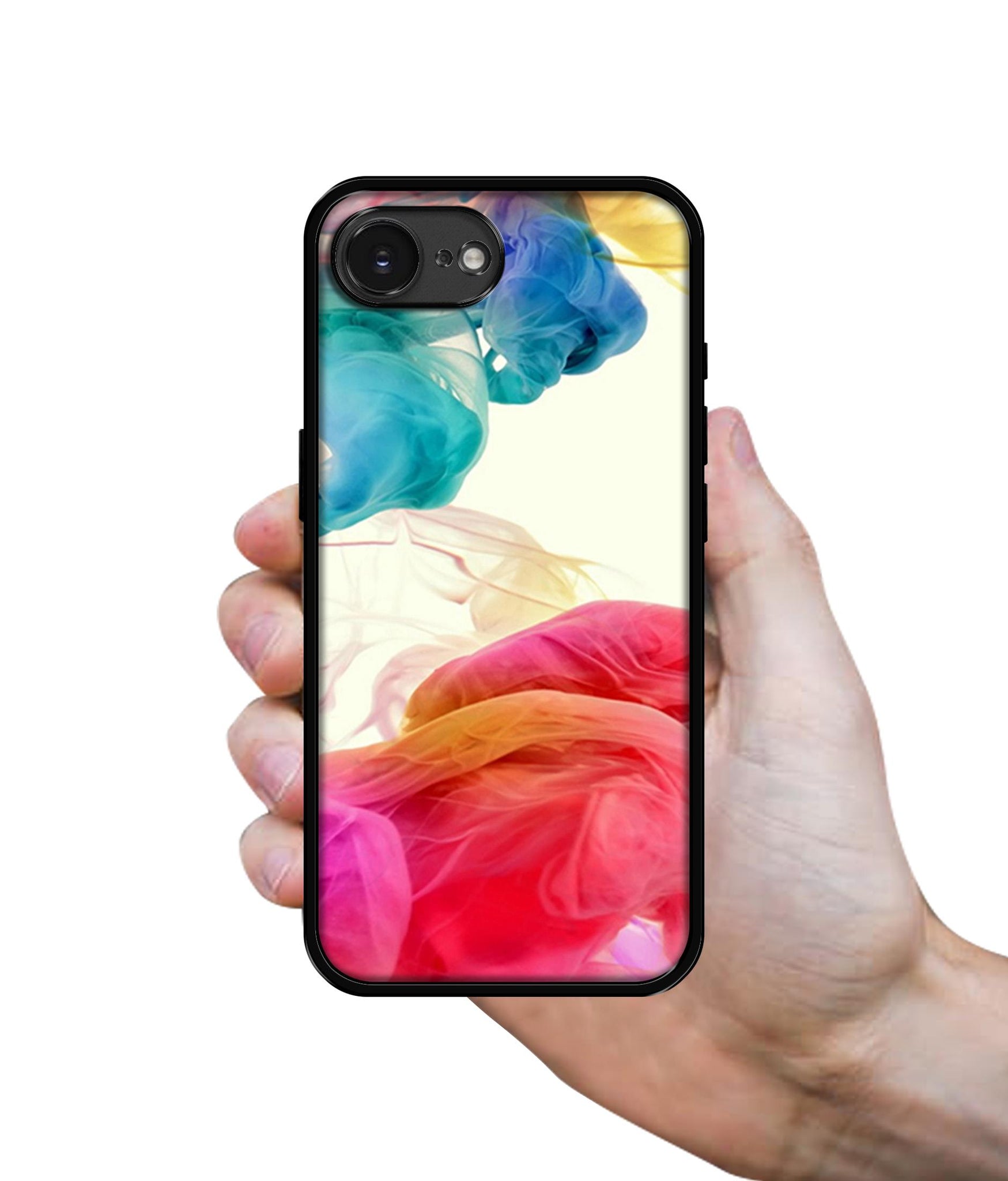 Colored Smoke Designer 2D Printed Back Case Cover for Apple iPhone 16e