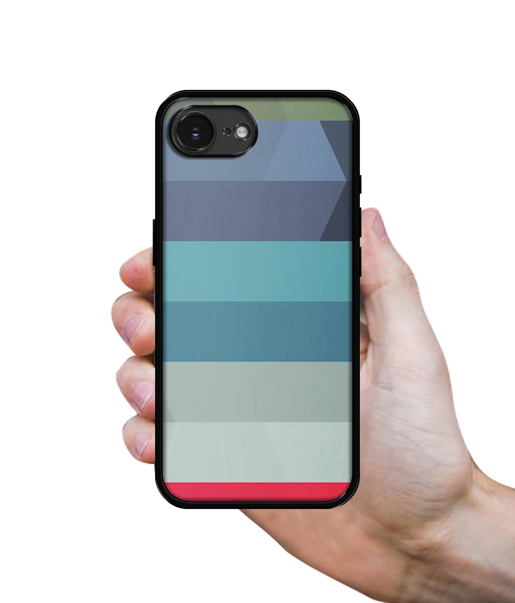 Colorful Lines Designer 2D Printed Back Case Cover for Apple iPhone 16e
