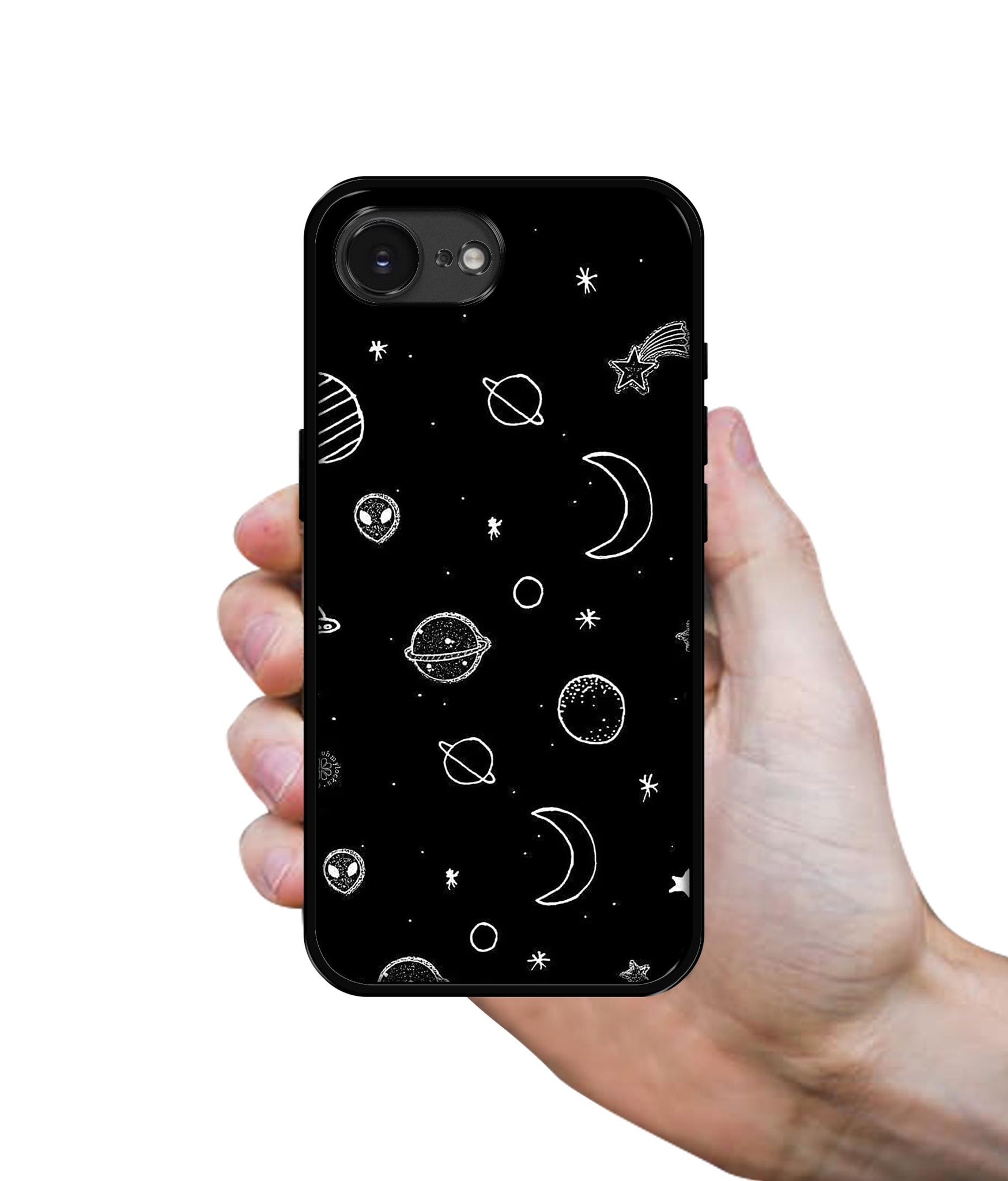 Space Stars Universe Designer 2D Printed Back Case Cover for Apple iPhone 16e