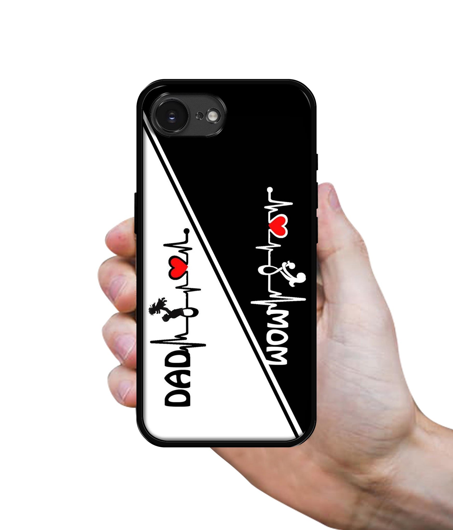 Mom and Dad Lover Designer 2D Printed Back Case Cover for Apple iPhone 16e