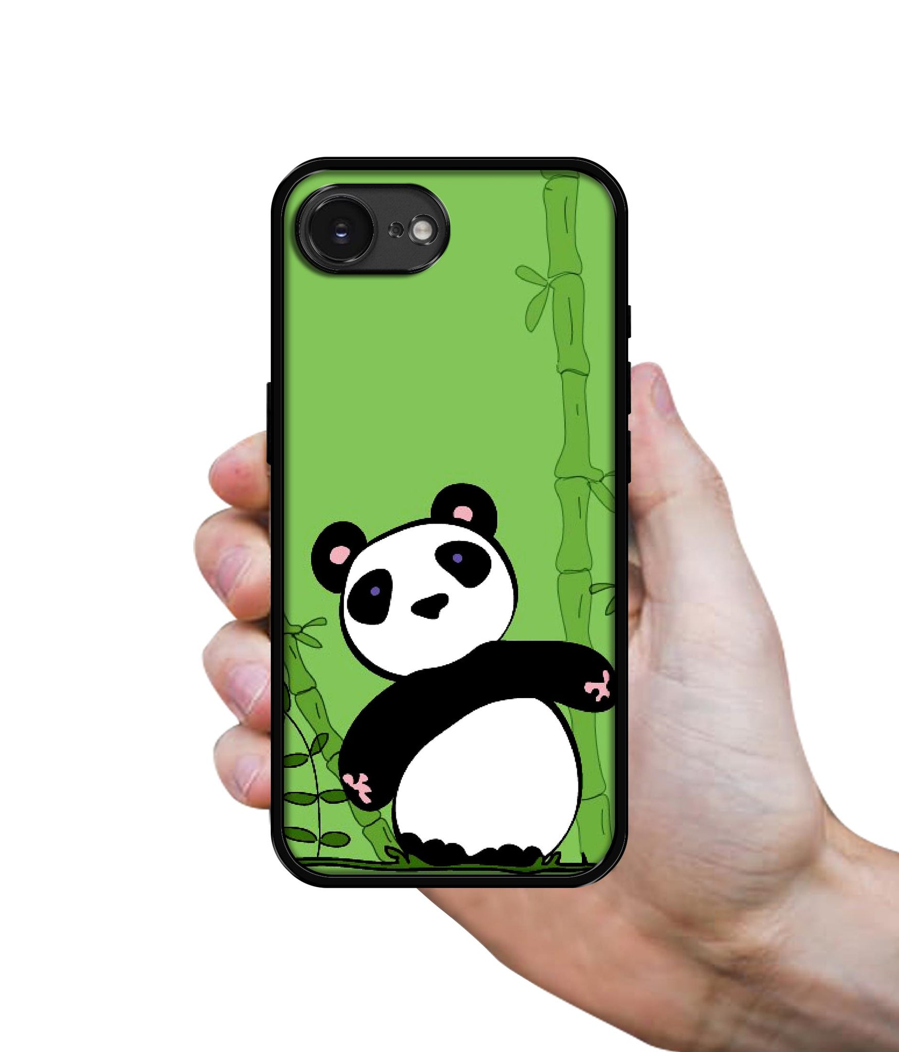 Panda with Bamboo Designer 2D Printed Back Case Cover for Apple iPhone 16e