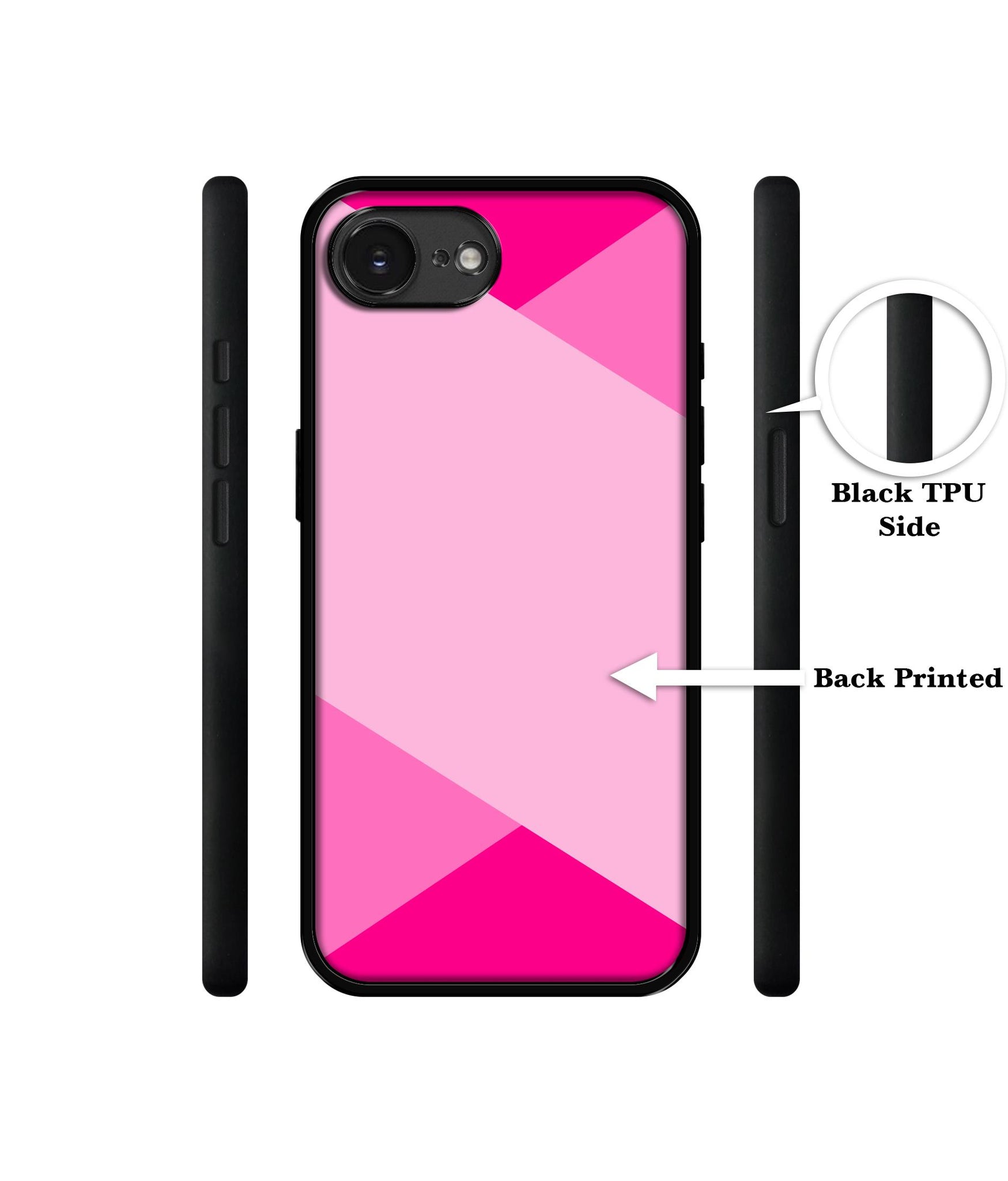 Pink Cross Vector Designer 2D Printed Back Case Cover for Apple iPhone 16e
