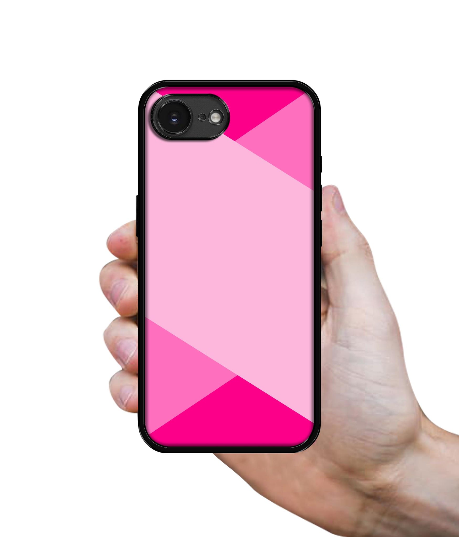 Pink Cross Vector Designer 2D Printed Back Case Cover for Apple iPhone 16e