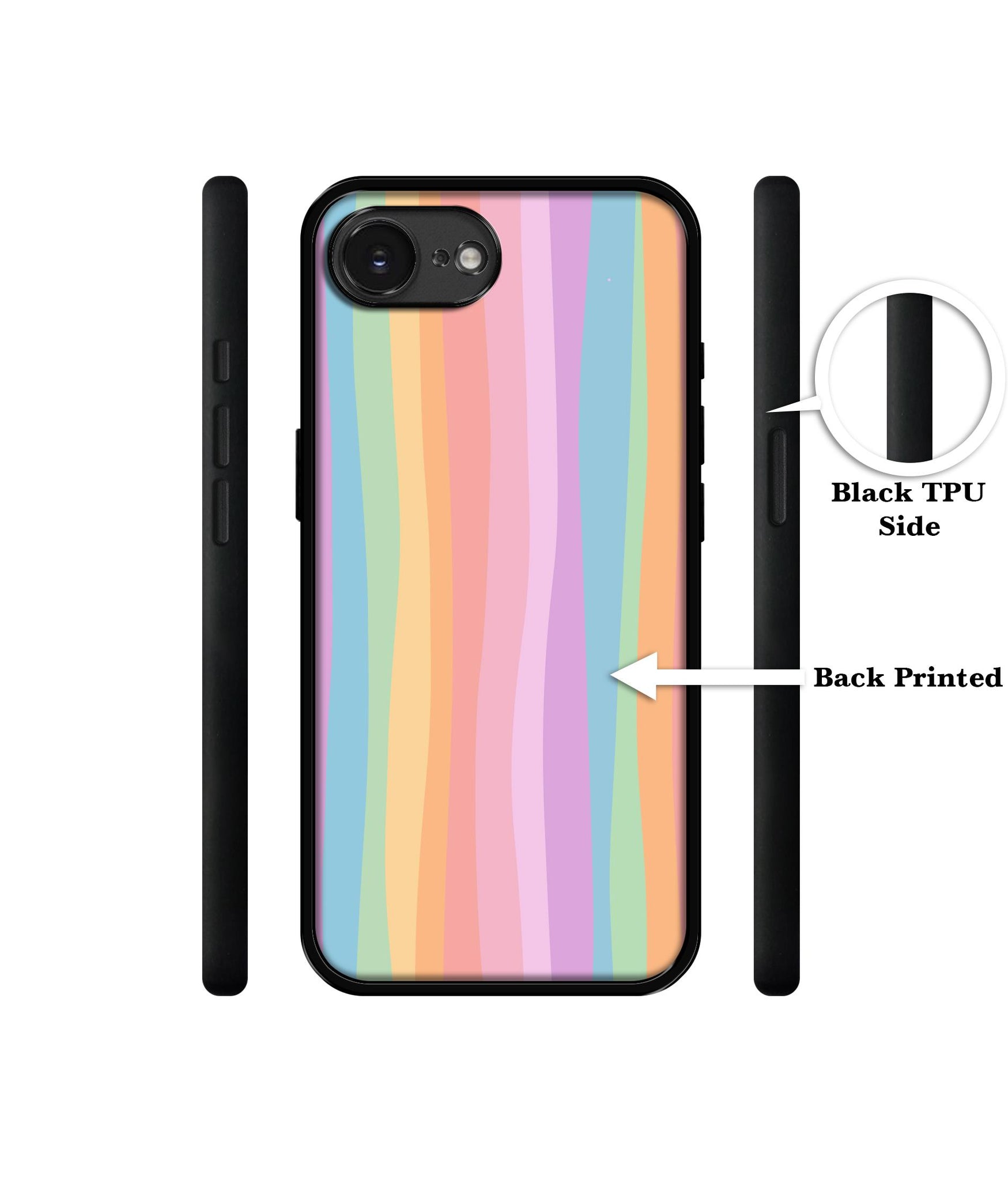 Cool Rainbow Designer 2D Printed Back Case Cover for Apple iPhone 16e