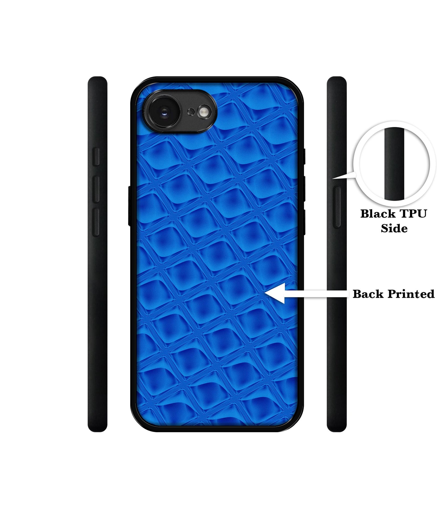 Blue Diamond Designer 2D Printed Back Case Cover for Apple iPhone 16e