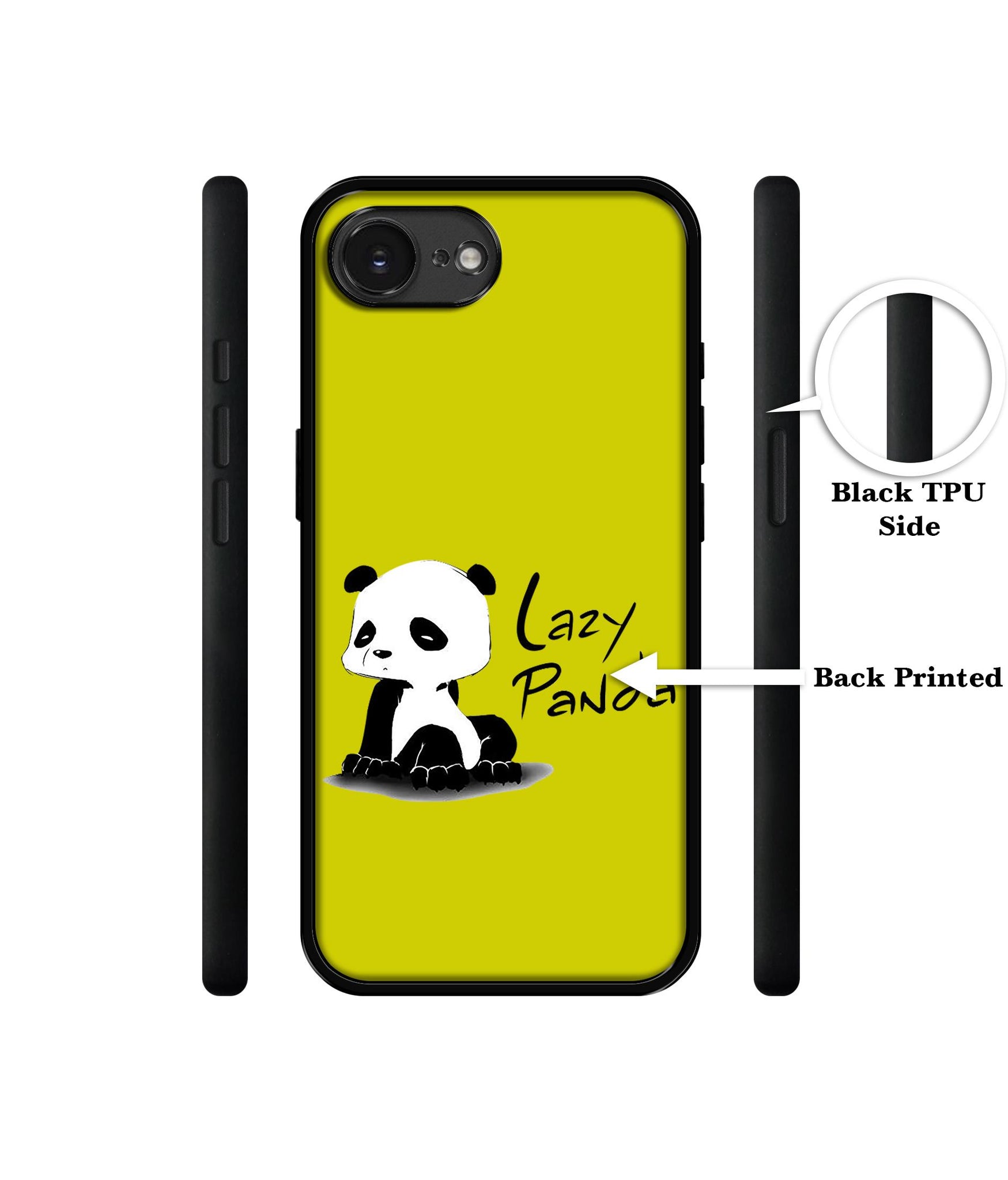 Lazy Panda Designer 2D Printed Back Case Cover for Apple iPhone 16e